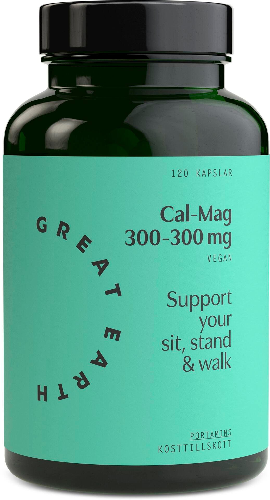 Great Earth Cal-Mag 300-300 mg 120 kapslar