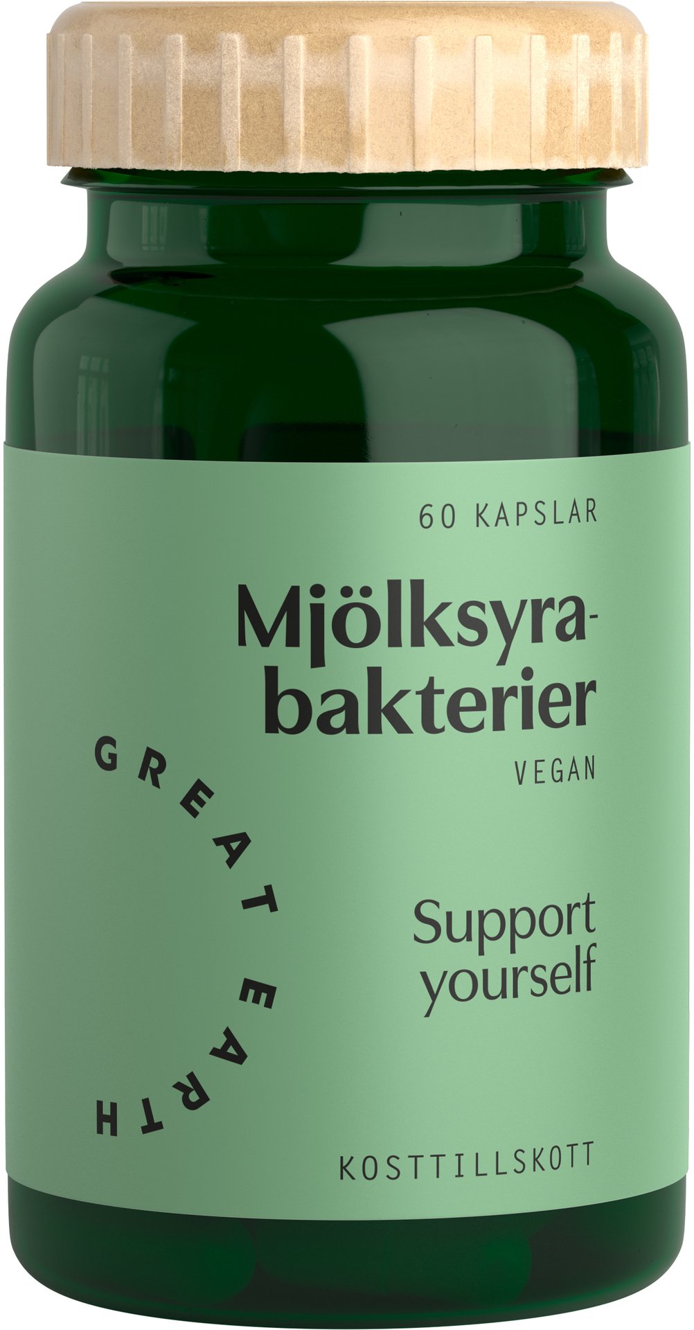 Great Earth Mjölksyrabakterier 60 kapslar