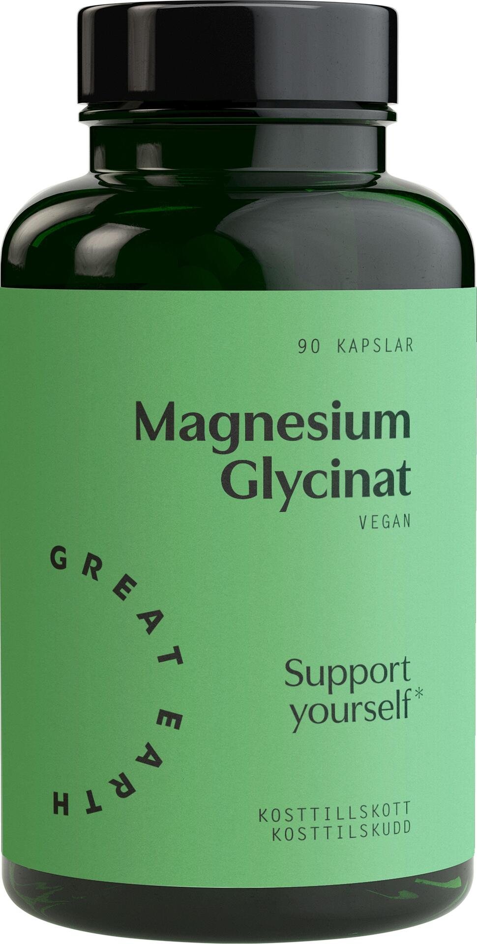 Great Earth Magnesiumglycinat 90 kapslar