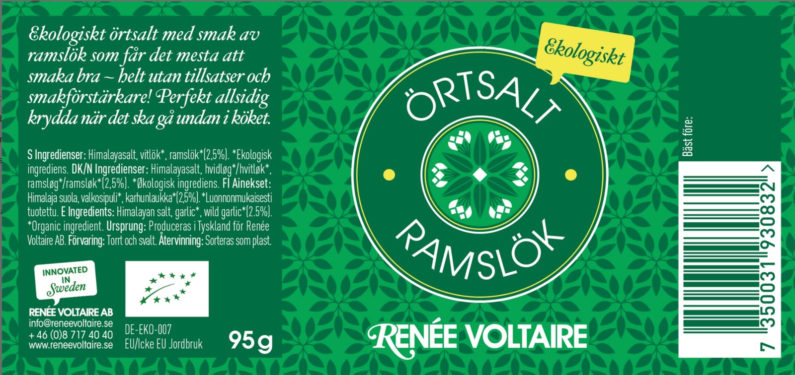 Renée Voltaire Örtsalt Ramslök 95 g