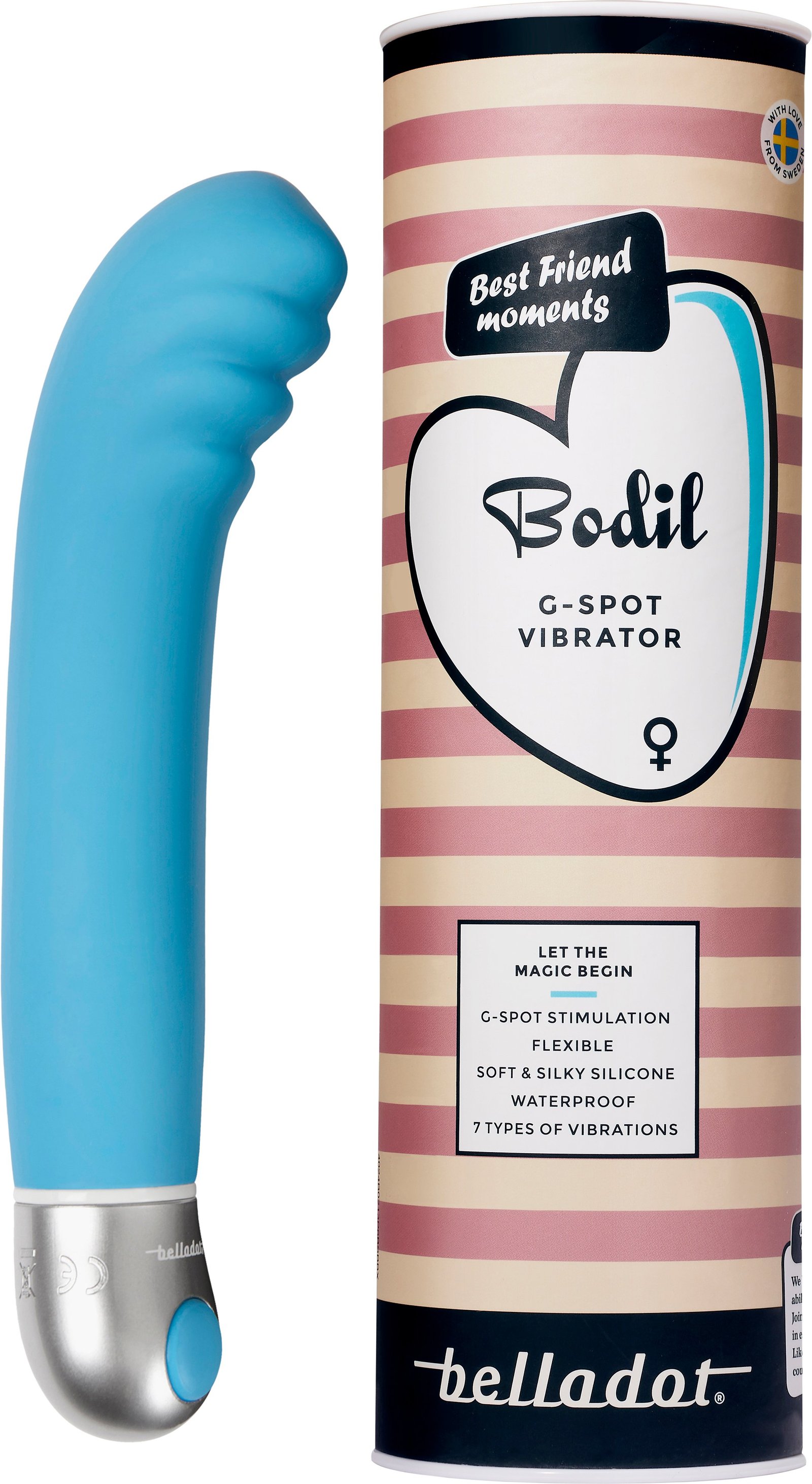 Belladot Bodil G-vibrator Blå