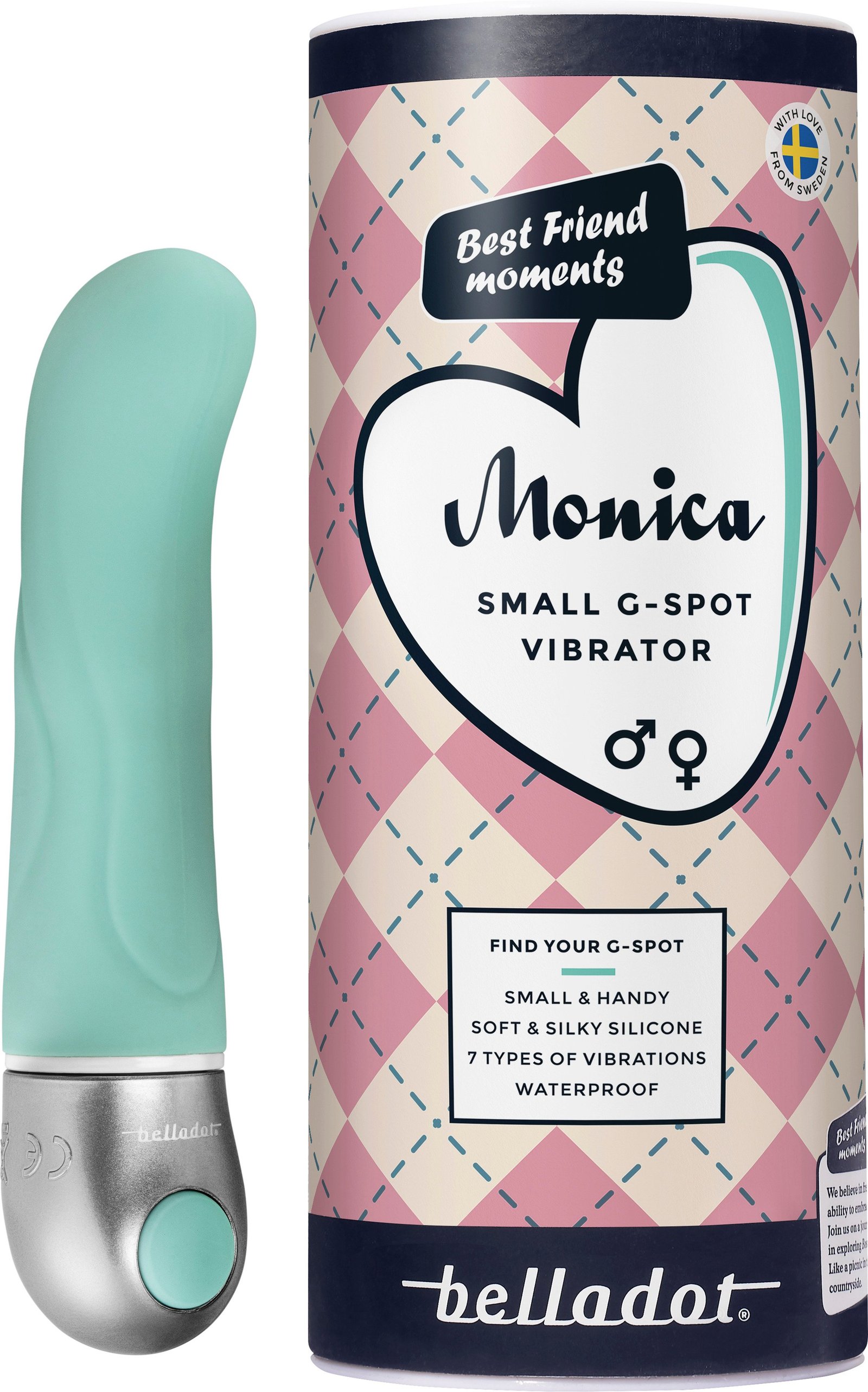 Belladot Monica Liten G-punktsvibrator Grön