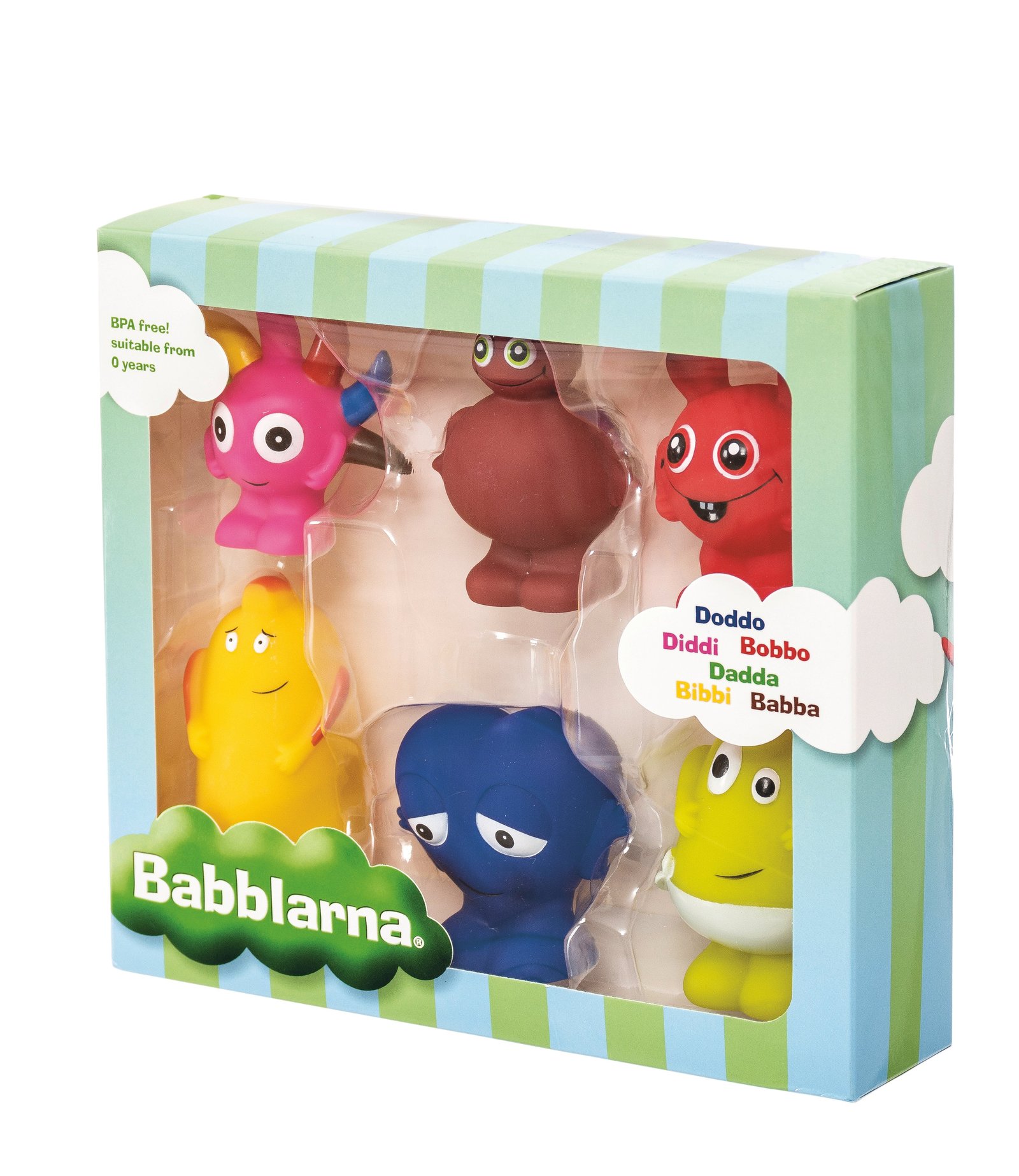 Babblarna Plastfigurer Leksaker från 0 Månader 6 st