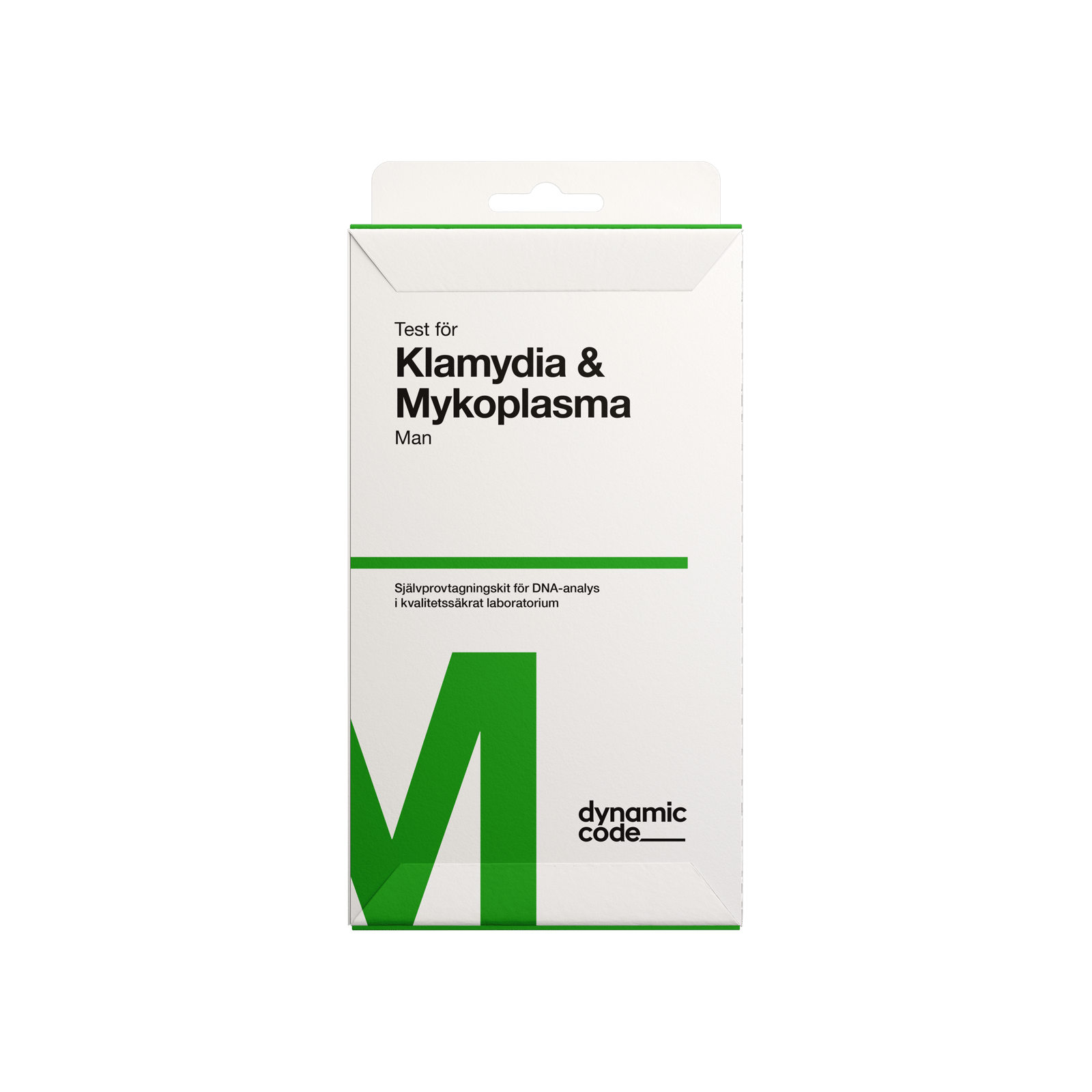 Dynamic Code Test Med Självprovtagning - Klamydia & Mykoplasma - Man 1 st