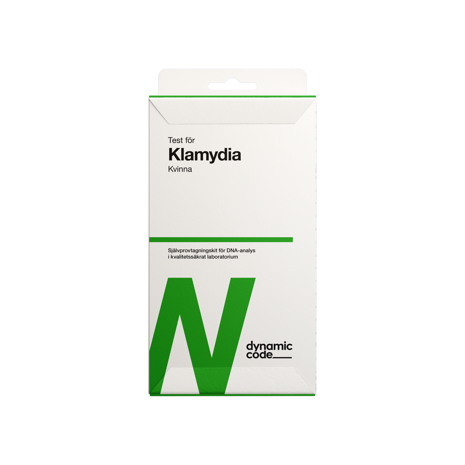 Dynamic Code Test Med Självprovtagning - Klamydia - Kvinna