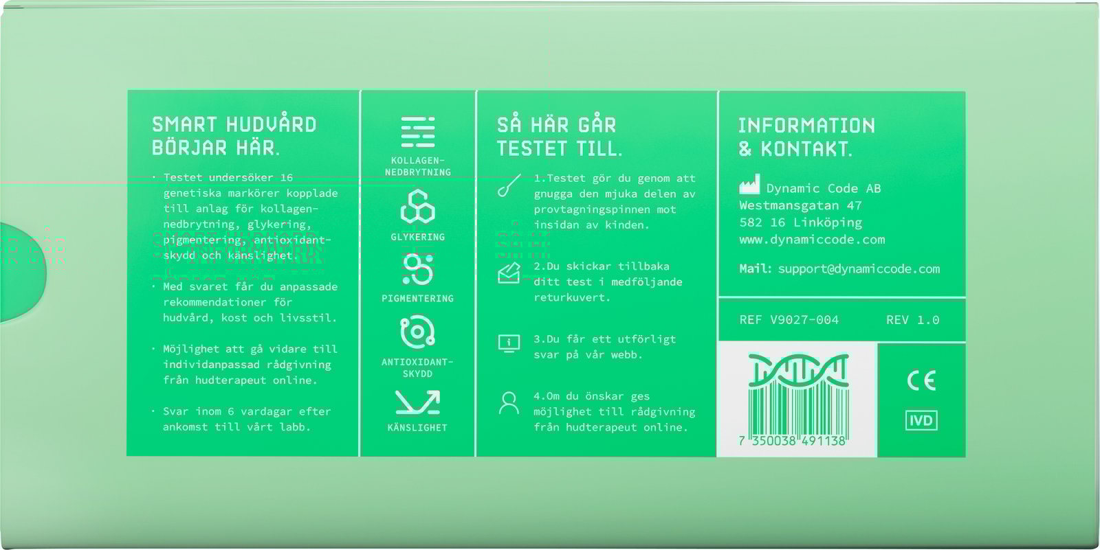 Dynamic Code SKIN Test DNA 1 st