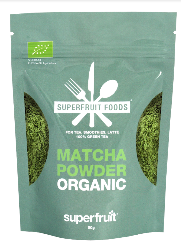 Superfruit Foods Matcha Pulver EKO 50g