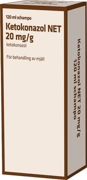 NET Ketokonazol NET Schampo 20 mg/g 120 ml