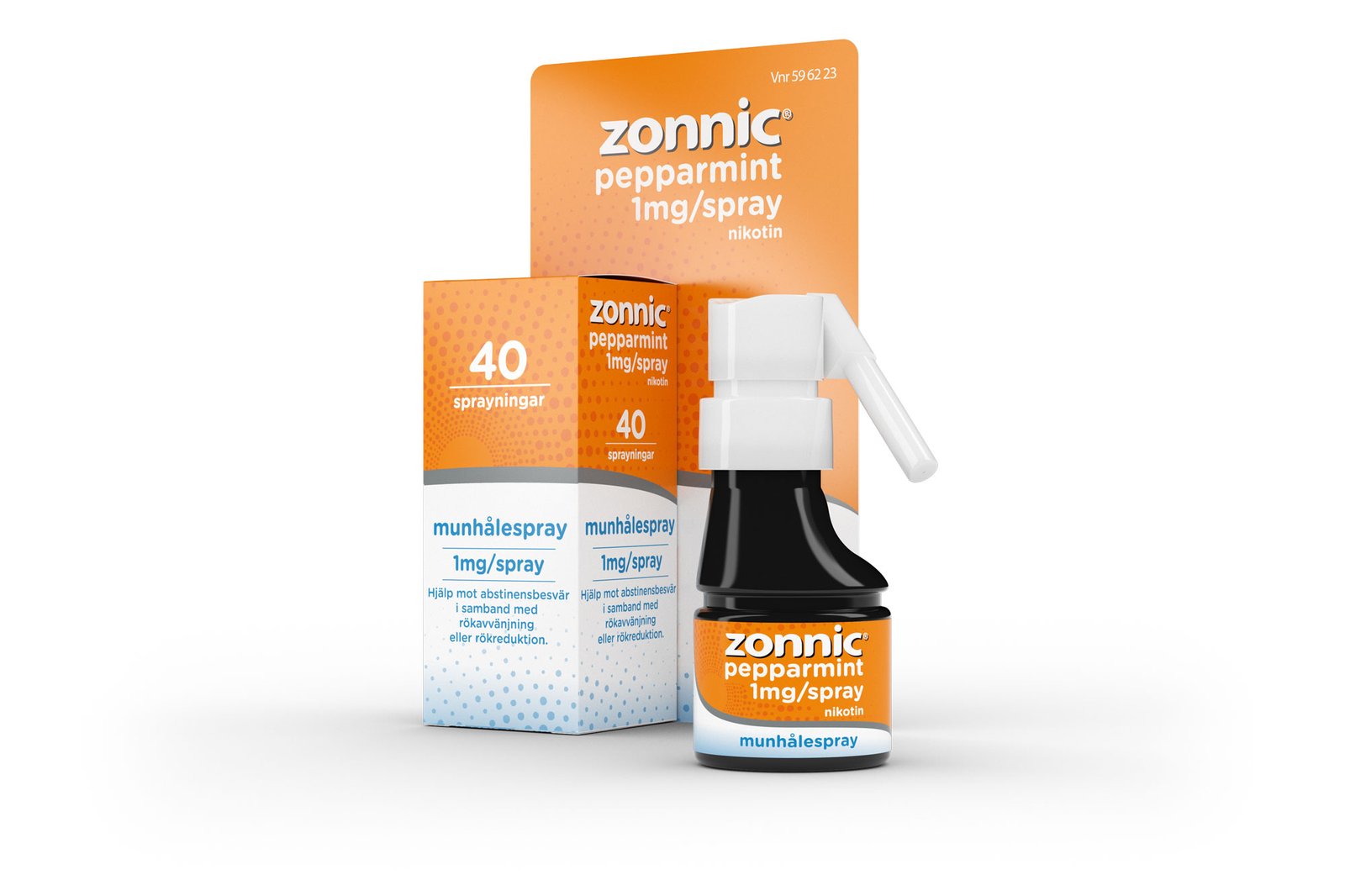 Zonnic Pepparmint Munhålespray 1 mg/spray 40 doser
