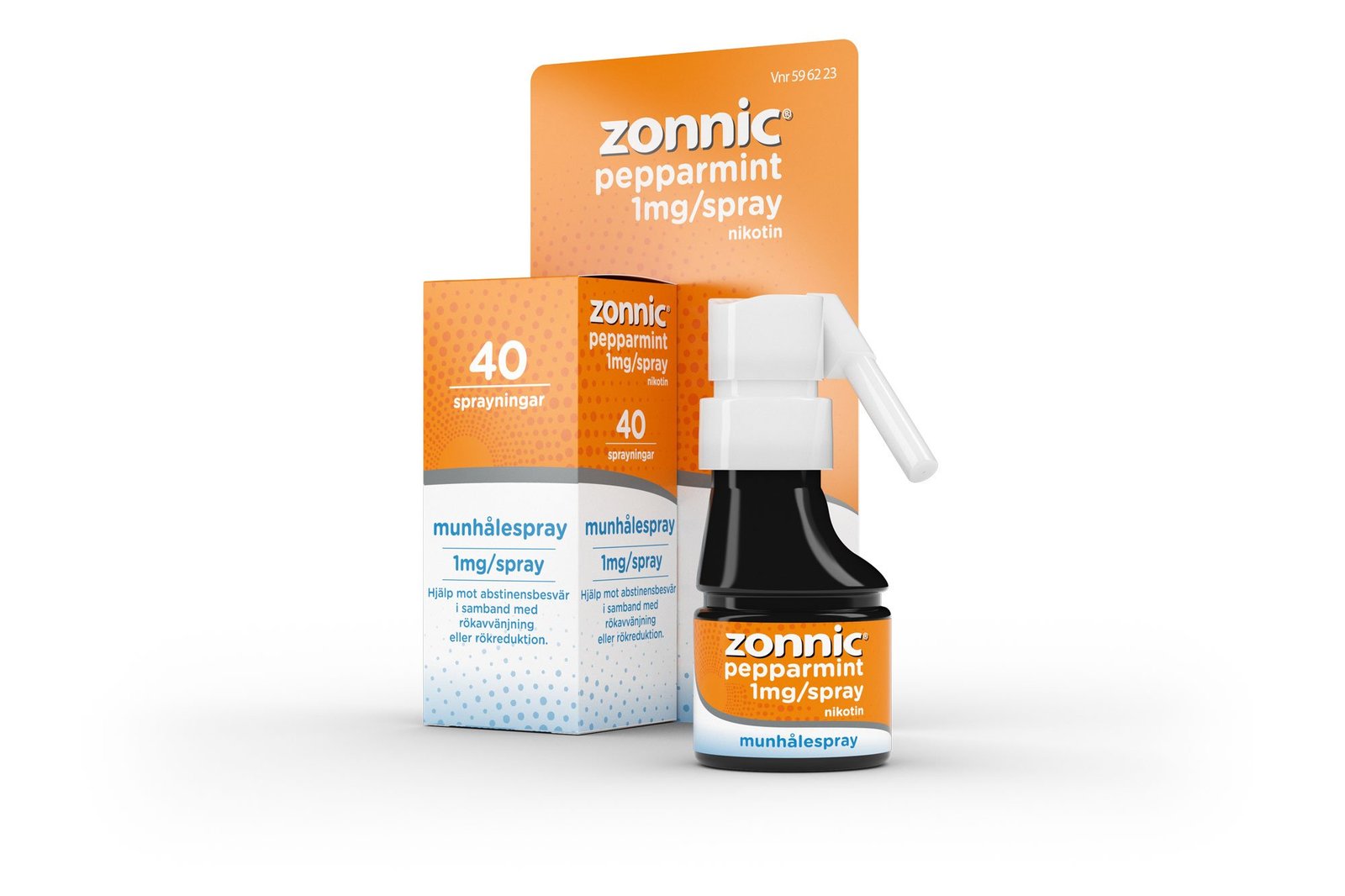 Zonnic Pepparmint Munhålespray 1 mg/spray 40 doser