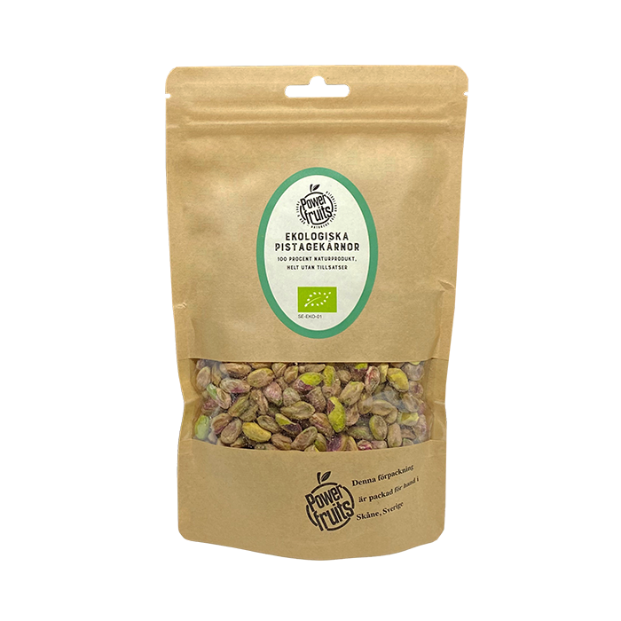 Powerfruits Pistagekärnor Eko Raw 250 g