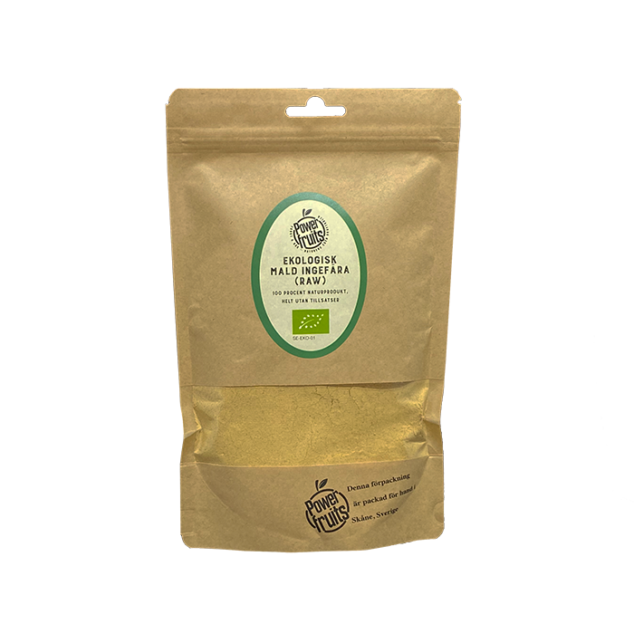 Powerfruits Ingefära Mald Eko Raw 200 g