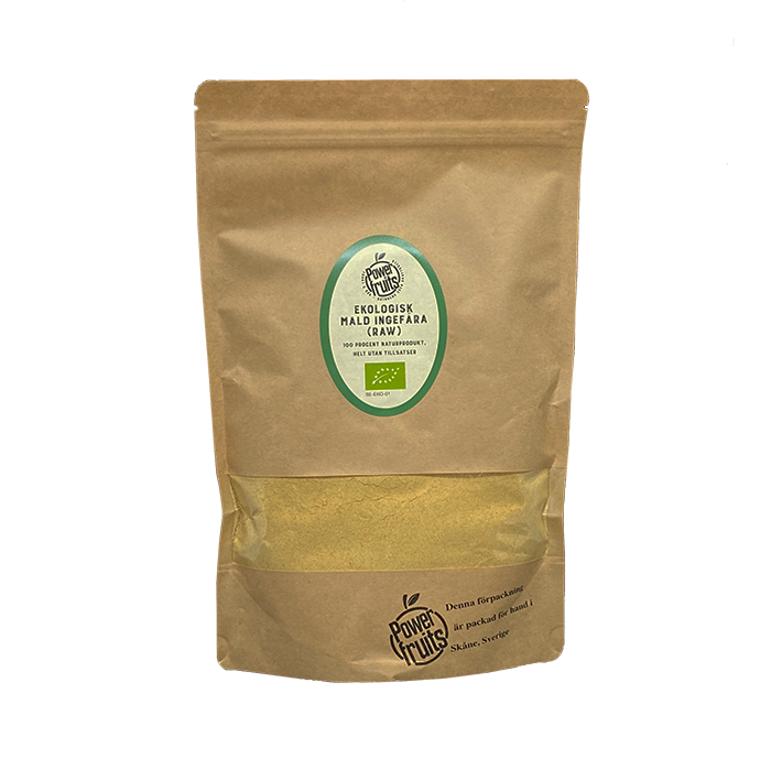 Powerfruits Ingefära Mald Eko Raw 350 g