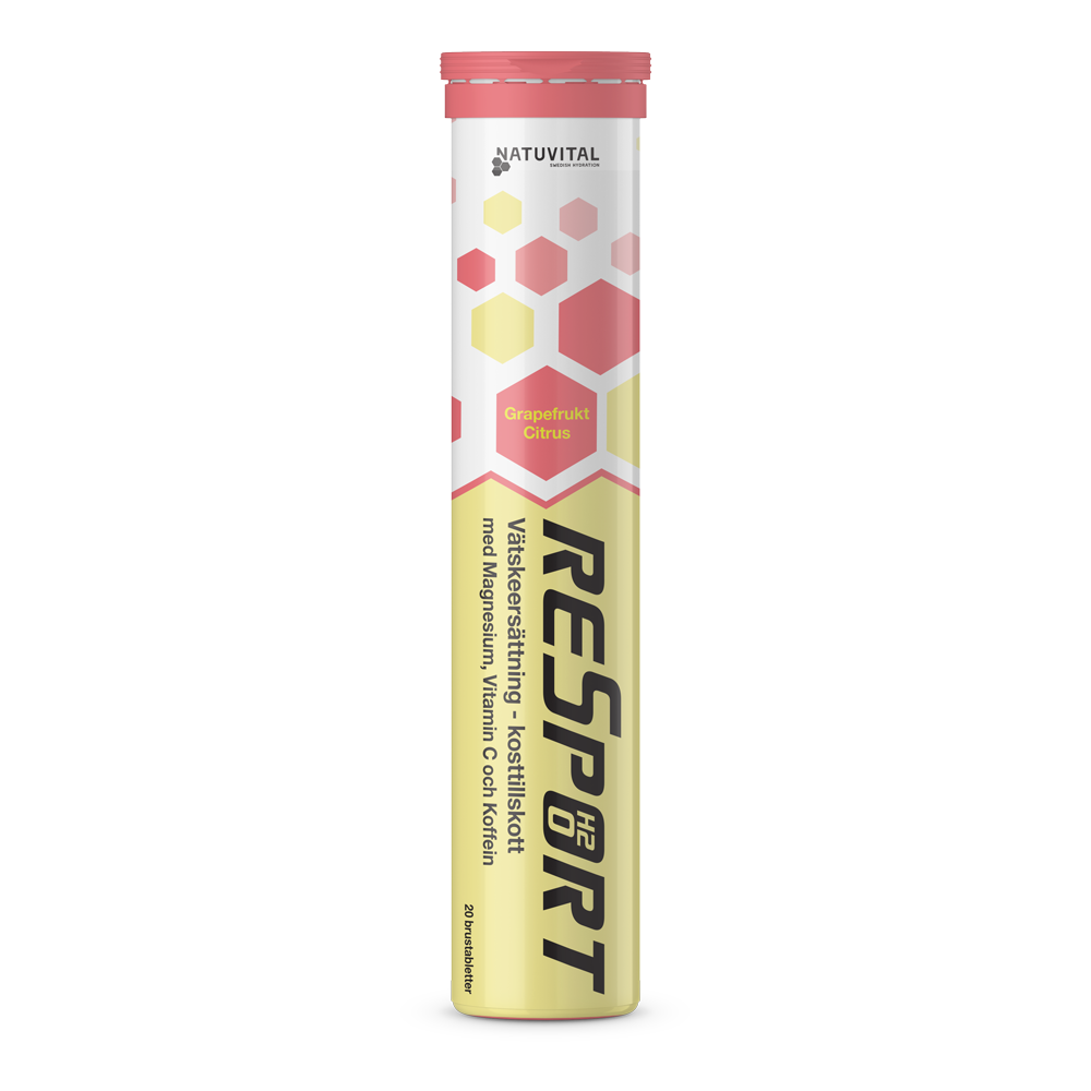 Natuvital ReSport Grapefruit & Citrus 20 brustabletter