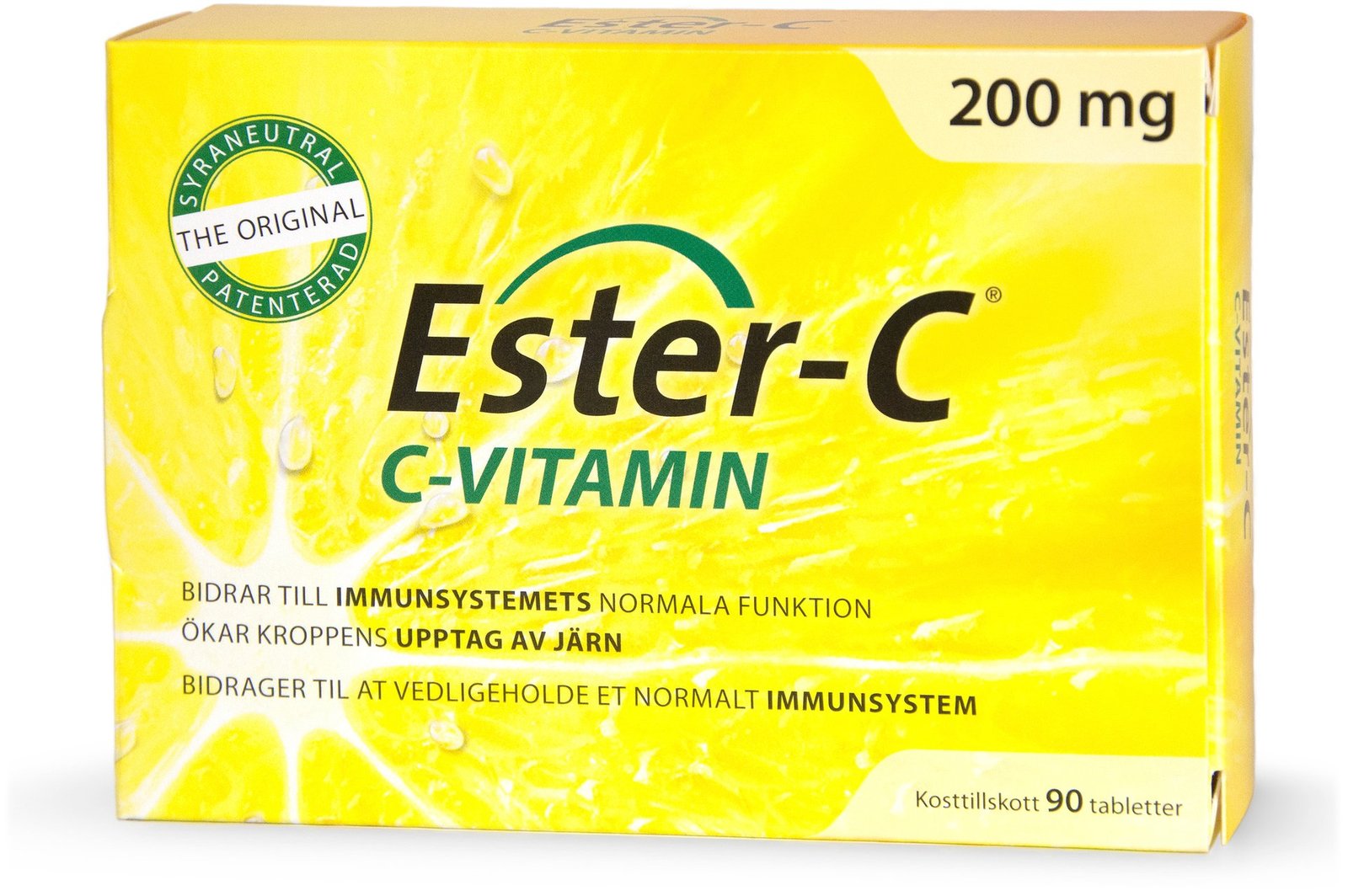Ester-C 200 mg 90 tabletter
