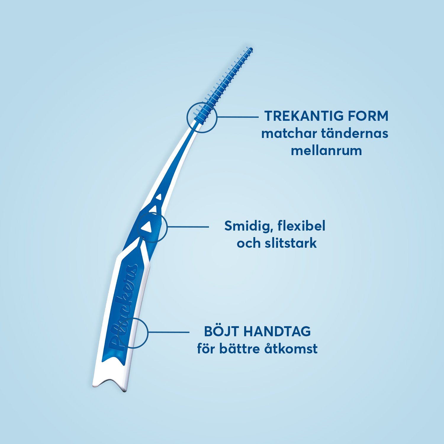Plackers Gentle Picks Soft Tandstickor 30 st