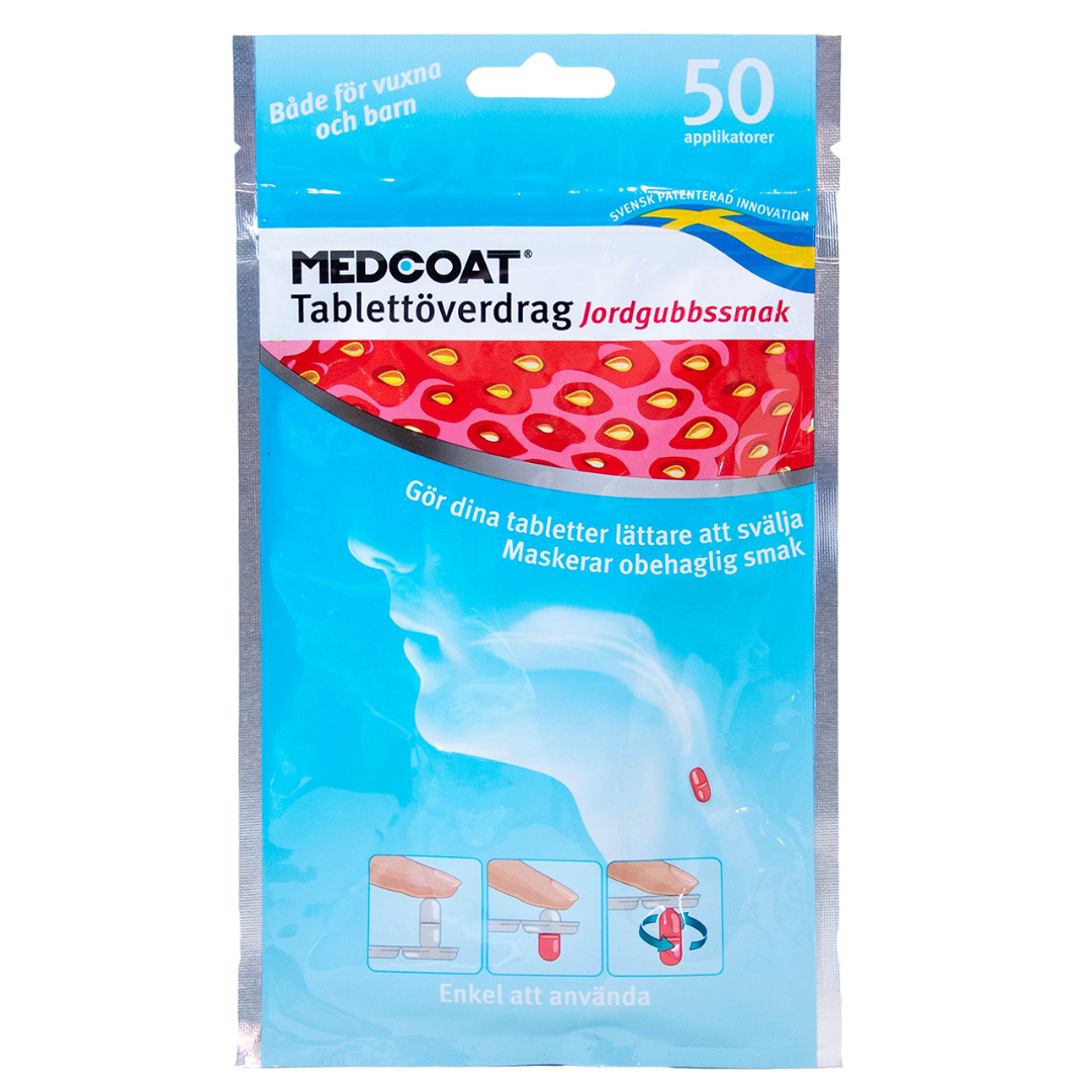 Medcoat Jordgubb 50 st