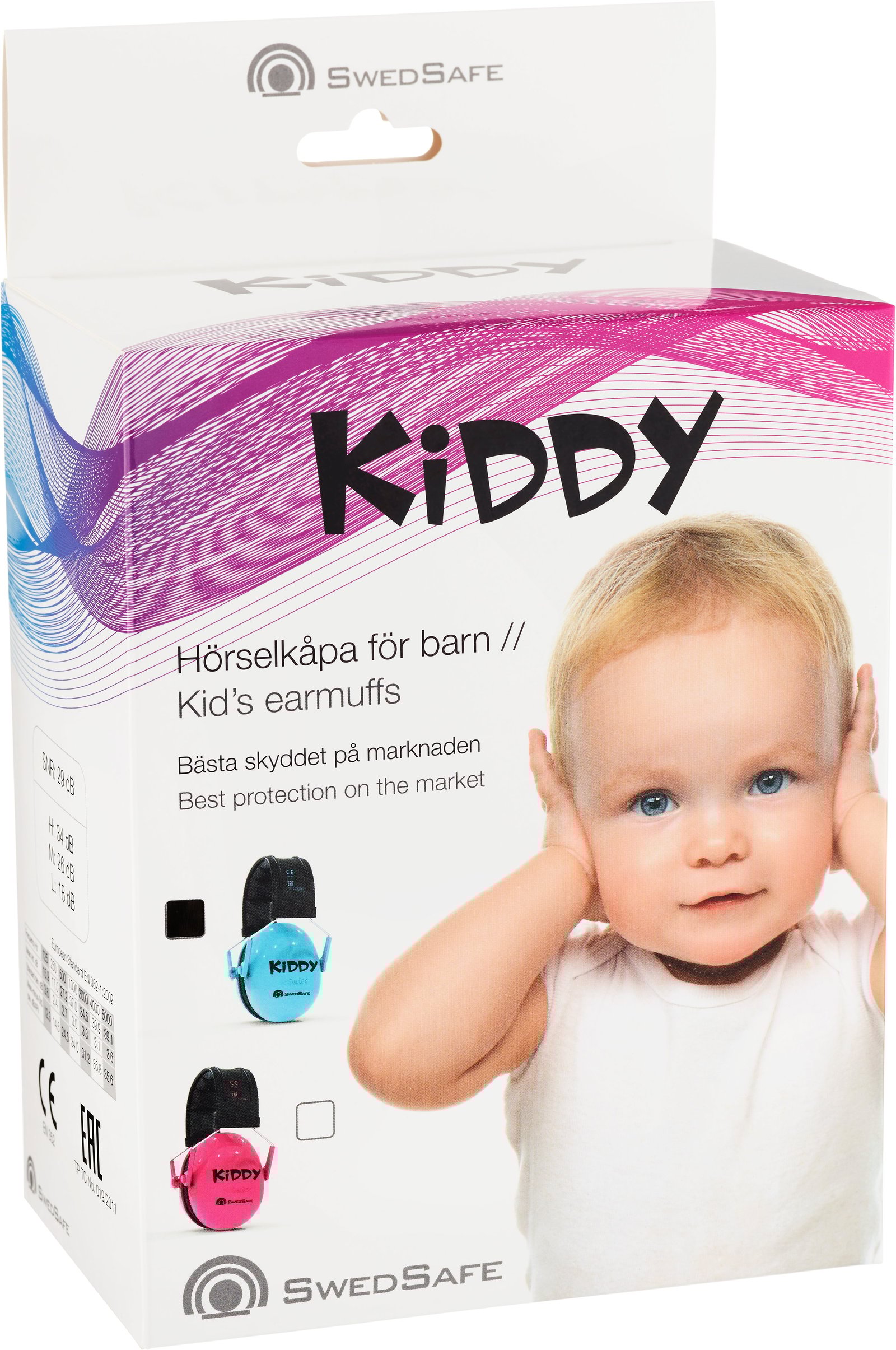 SwedSafe Hörselkåpa Blå
