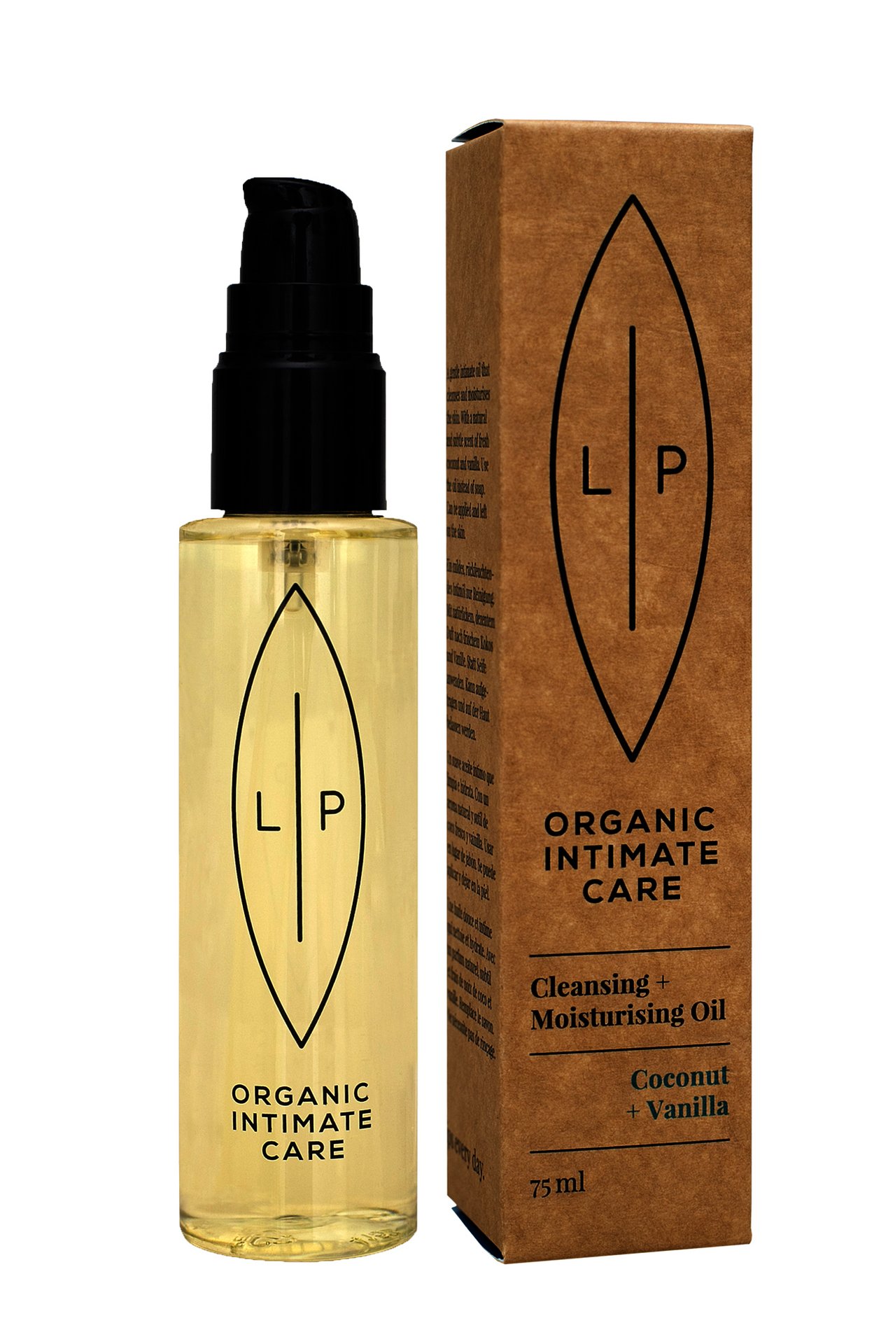 Lip Intimate Cleansing Care Cleansing + Moisturising Oil Coconut & Vanilla 75 ml