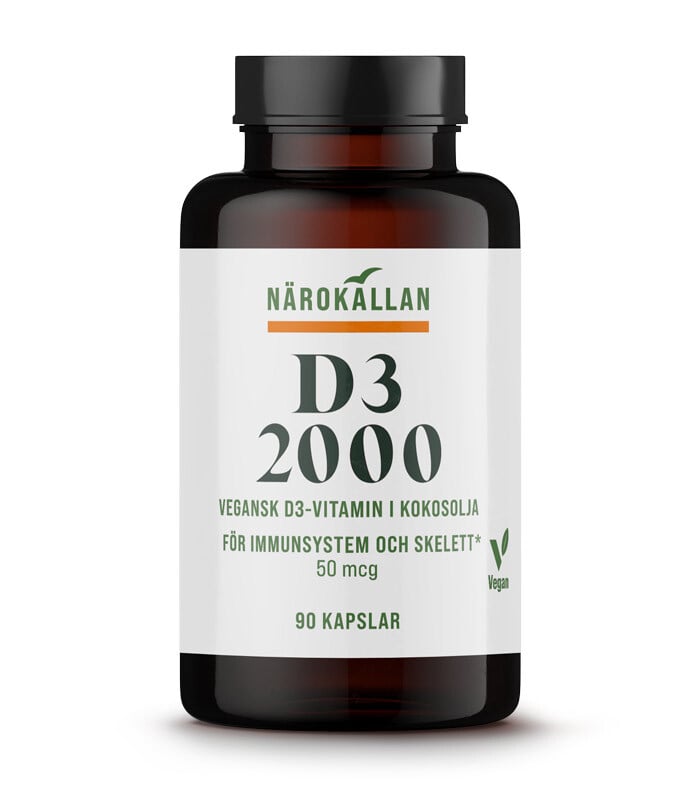 Närokällan D3-vitamin 2000 IE 90 kapslar