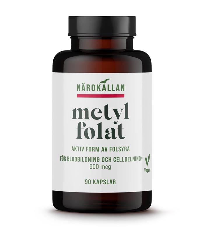 Närokällan Metylfolat 90 kapslar