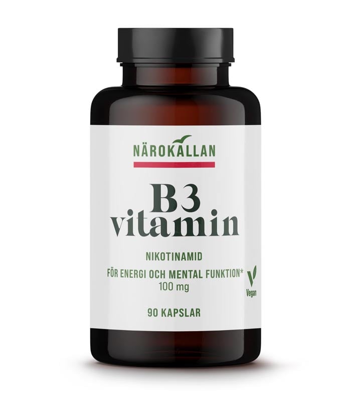 Närokällan B3 Niacinamid 100 mg 90 kapslar