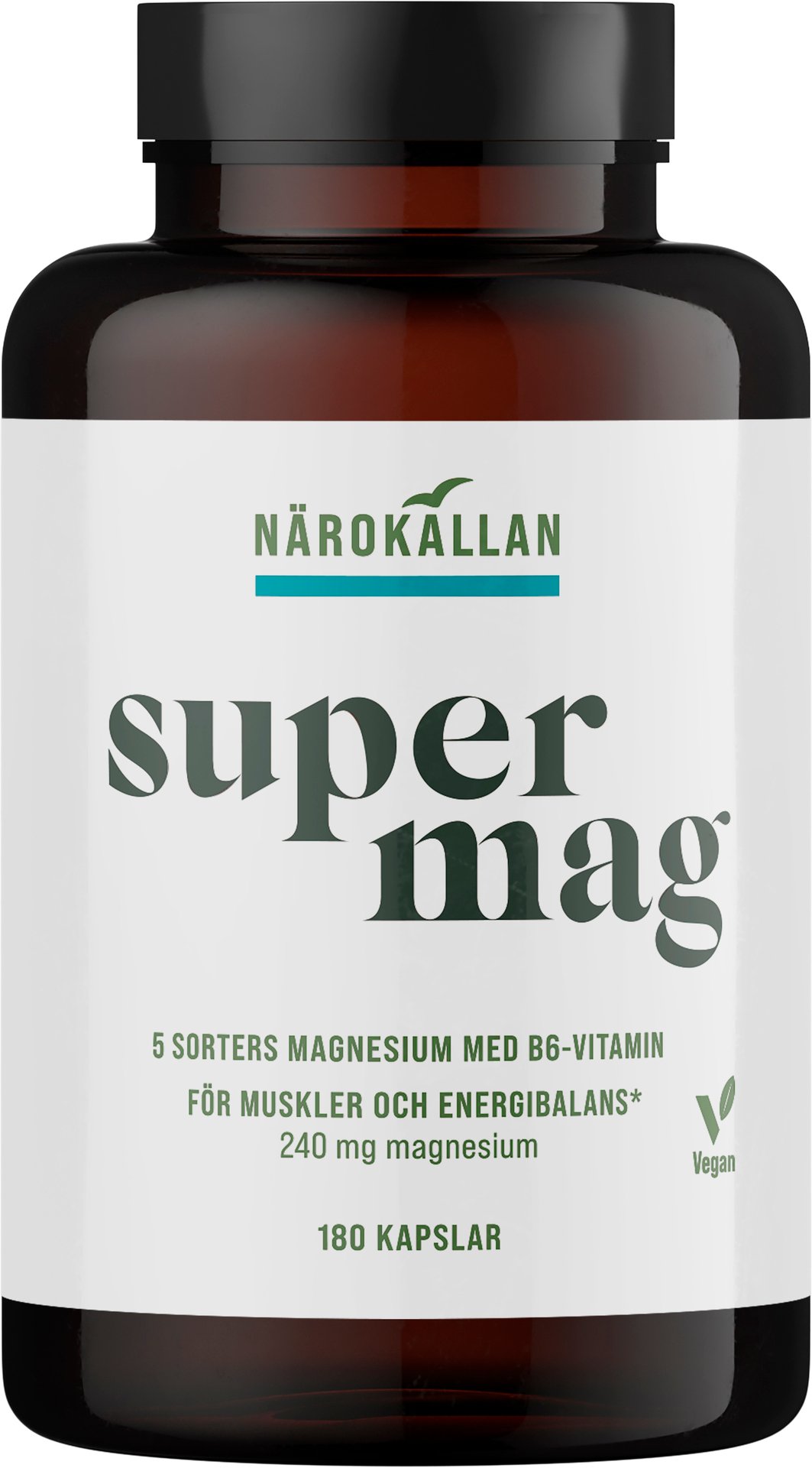 Närokällan Super Mag 180 kapslar