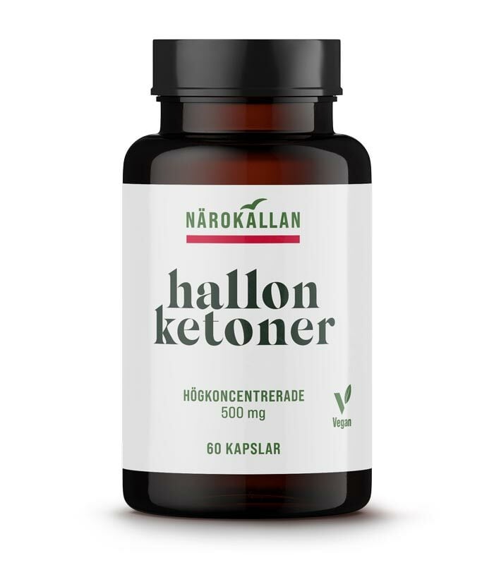 Närokällan Hallonketoner 500mg 60 kapslar
