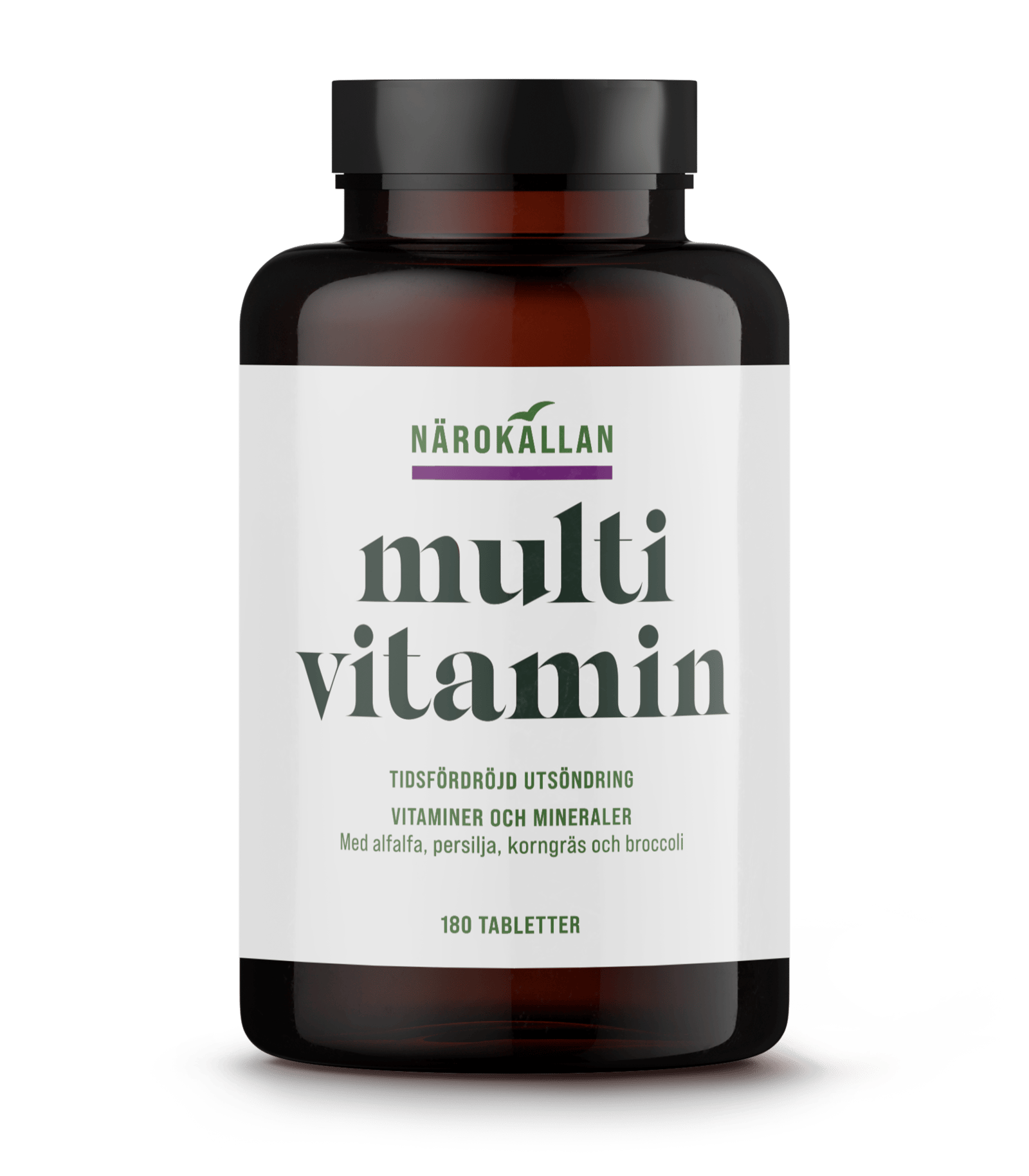 Närokällan Multivitamin Tidsfördröjd 180 tabletter