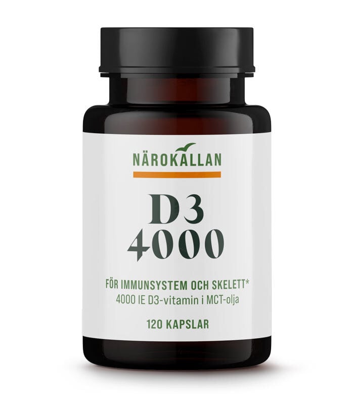 Närokällan D3 4000 IE 120 kapslar