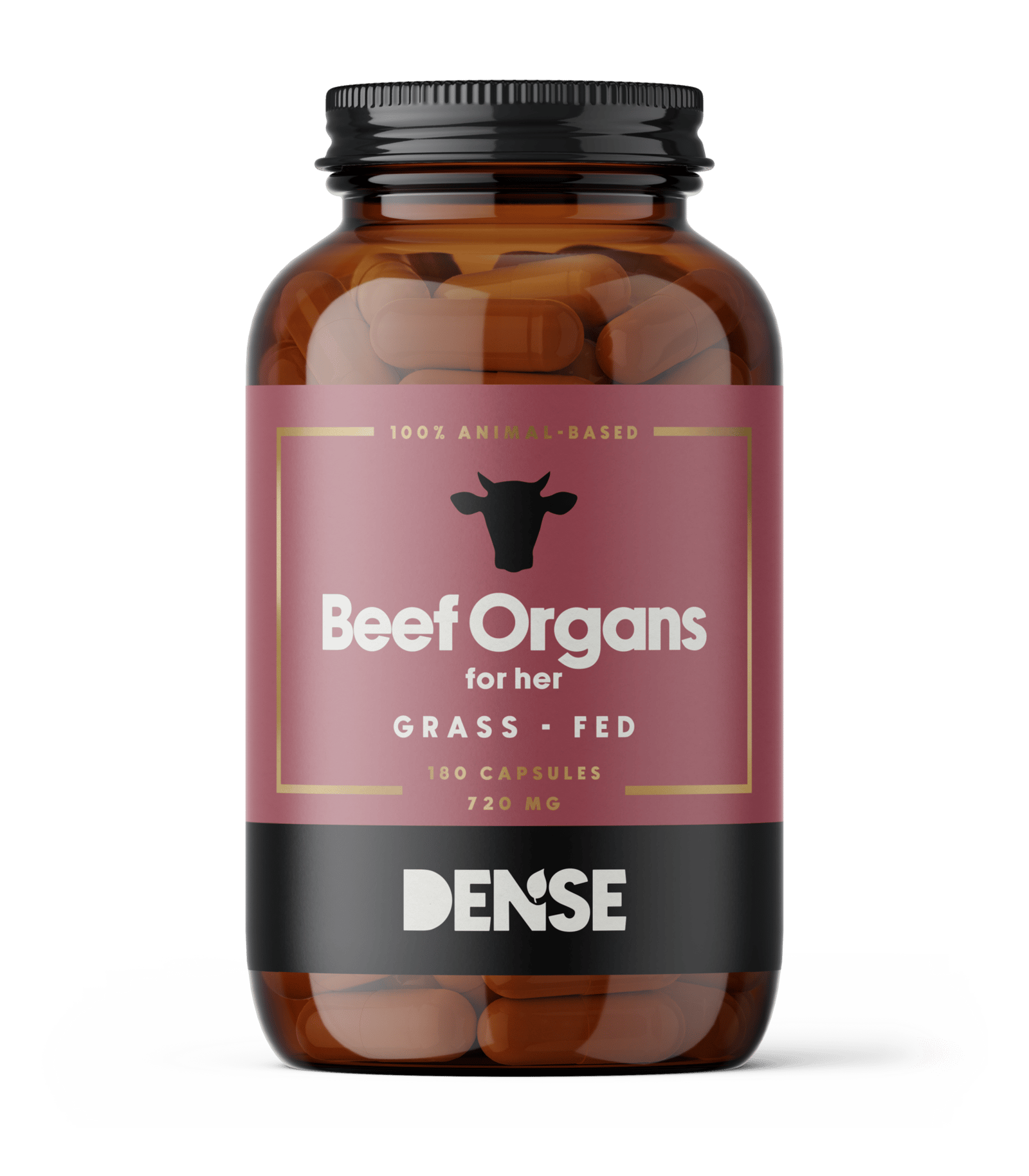 Dense Nötorgan för Henne 180 kapslar
