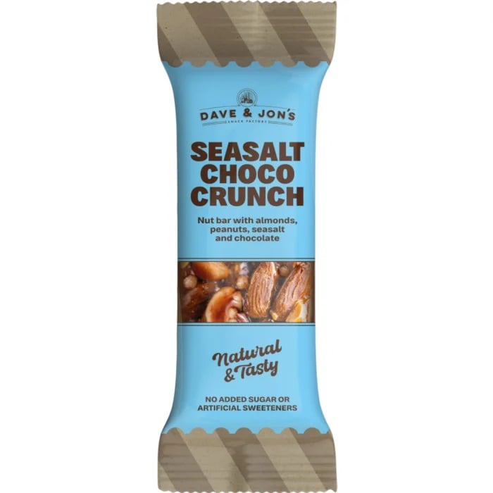 Dave & Jon´s Nötbar Havssalt & Choklad 35 g