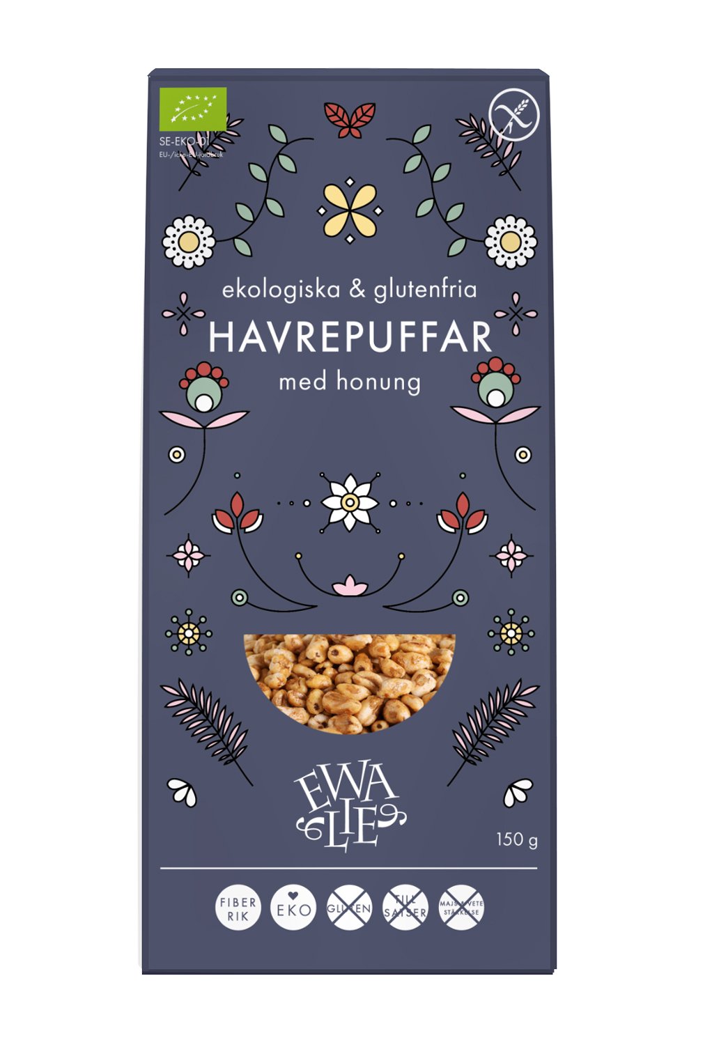 Ewalie Glutenfria Havrepuffar 150 g
