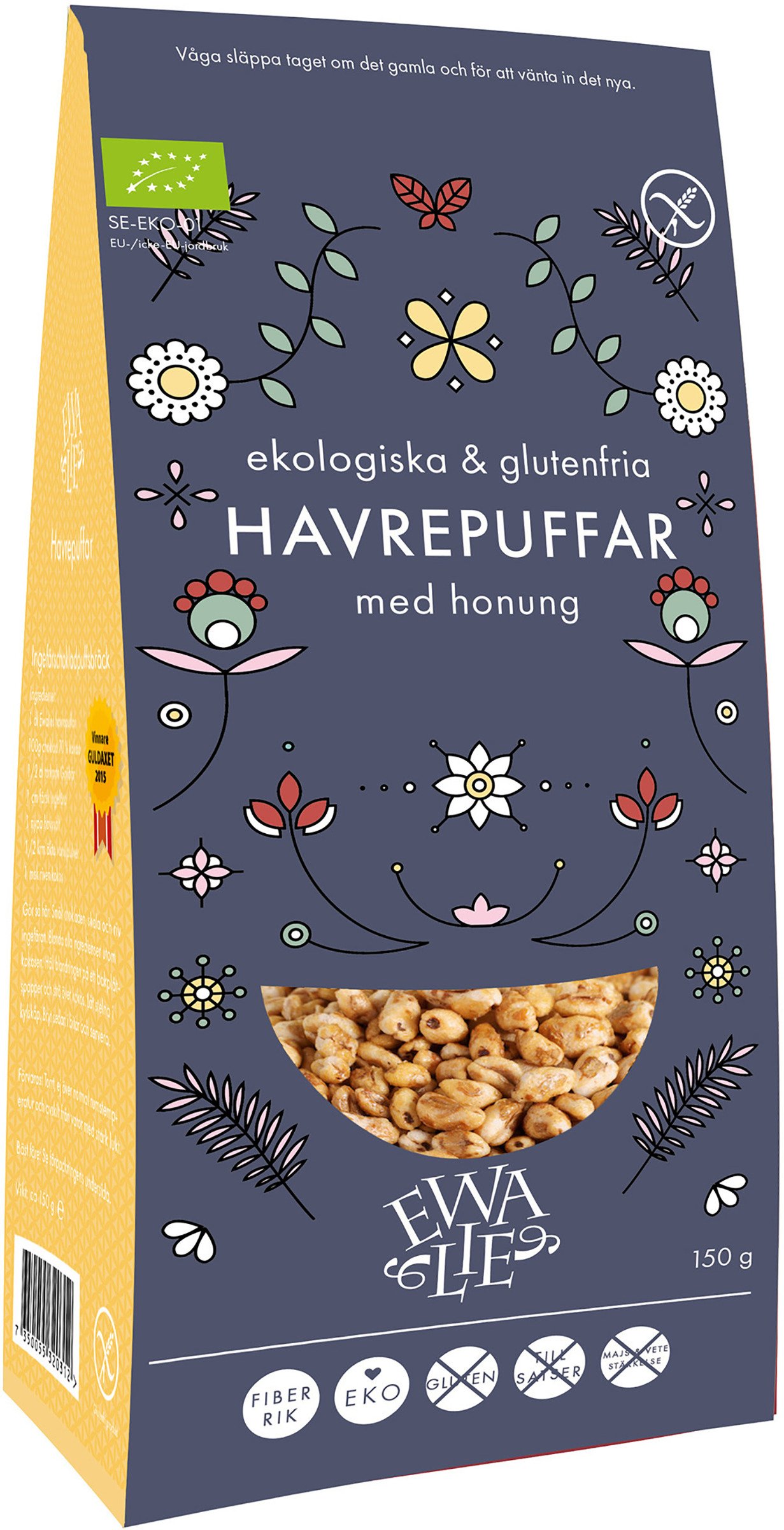 Ewalie Glutenfria Havrepuffar 150 g