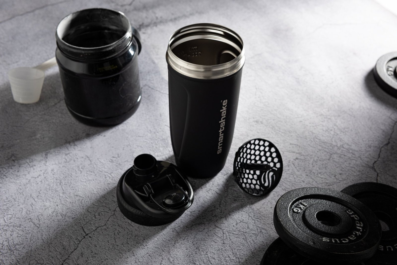 Smartshake Reforce Stainless Steel Black 900 ml