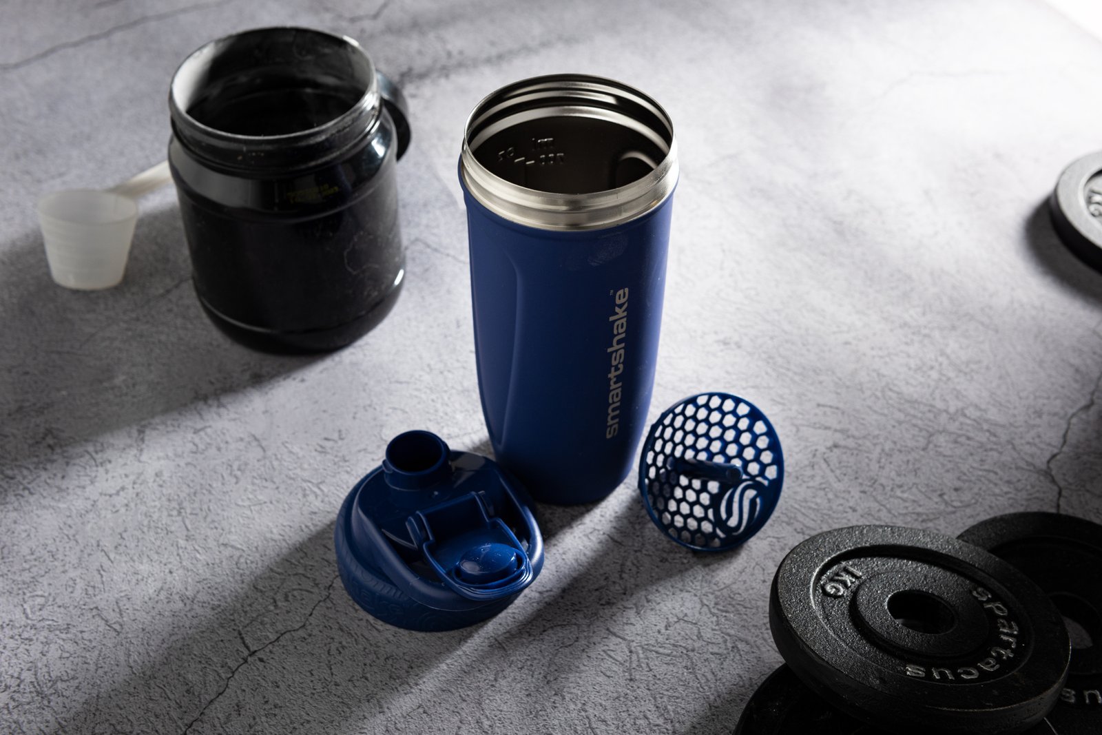 Smartshake Reforce Stainless Steel Navy Blue 900 ml