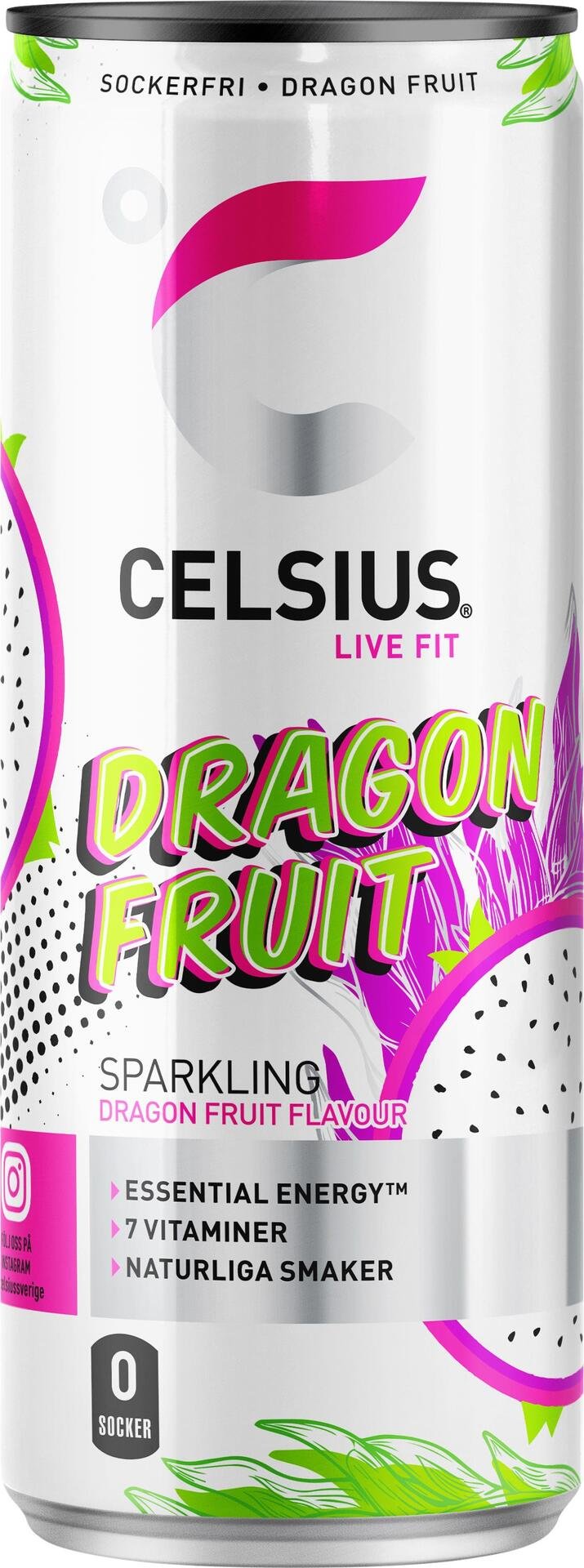 Celsius Dragon Fruit 355 ml