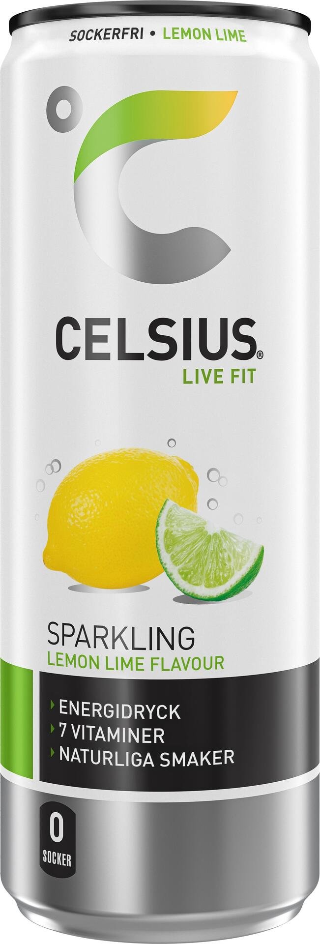 Celsius Lemon Lime 355 ml