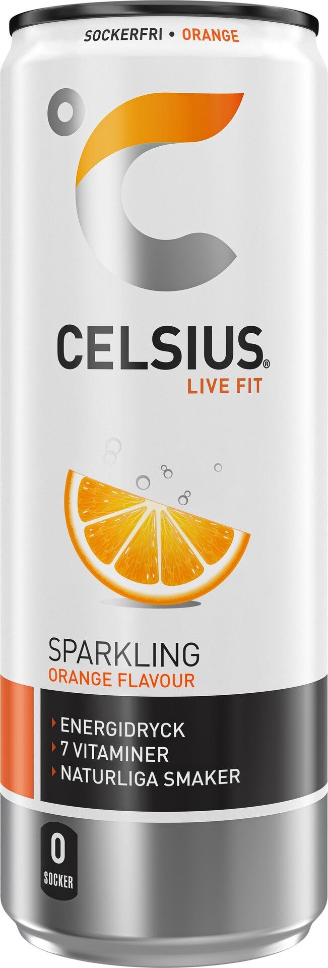 Celsius Orange 355 ml