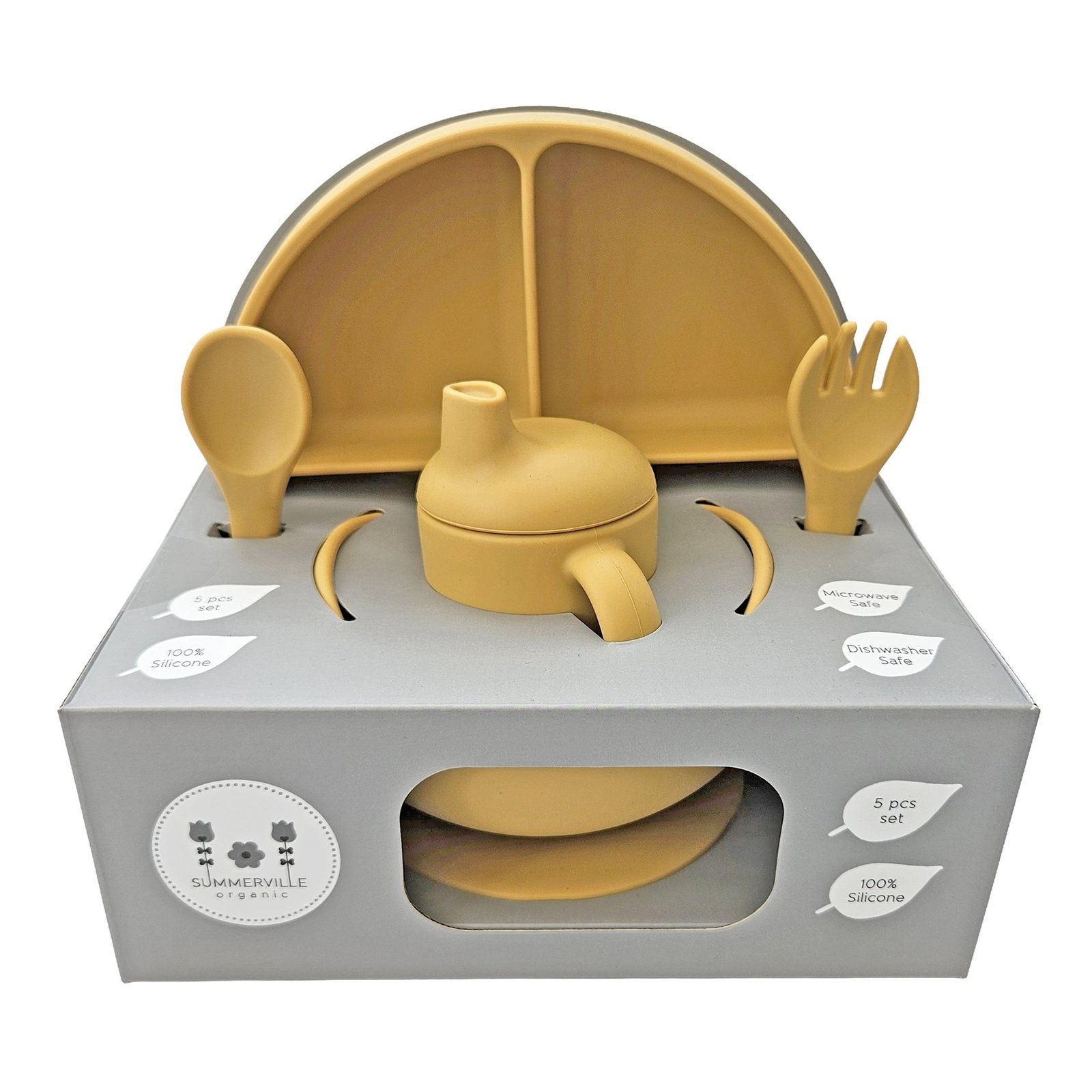 Summerville Matset Silikon Ockra 5 delar