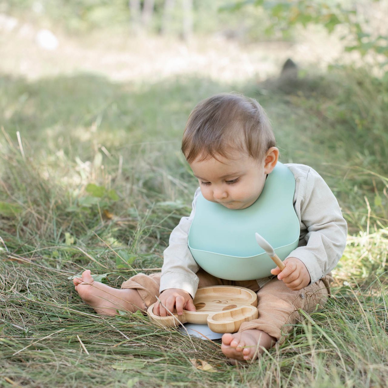 Summerville Haklapp Silikon Blå-Grön 2 st