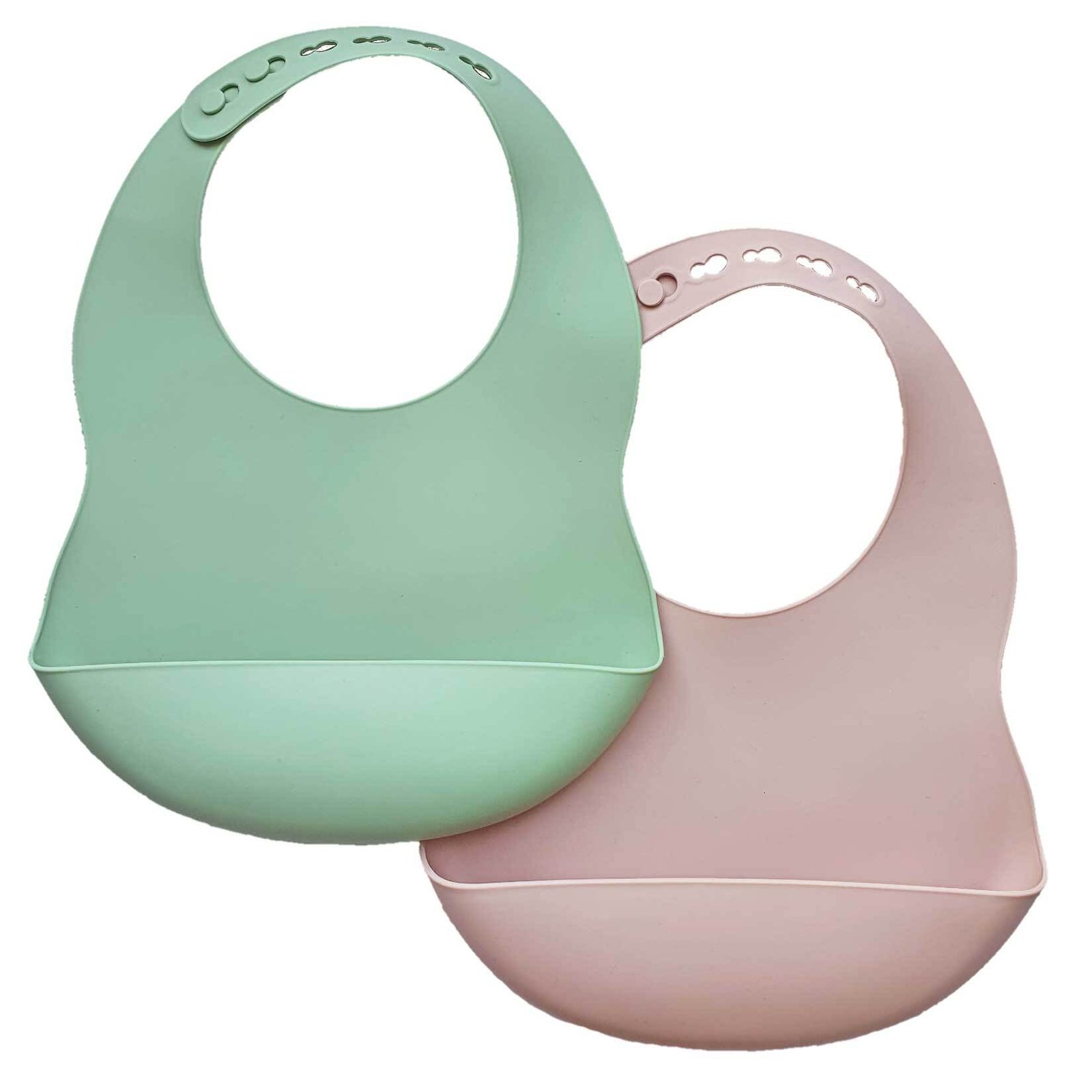 Summerville Haklapp Silikon Grön-Mauve 2 st