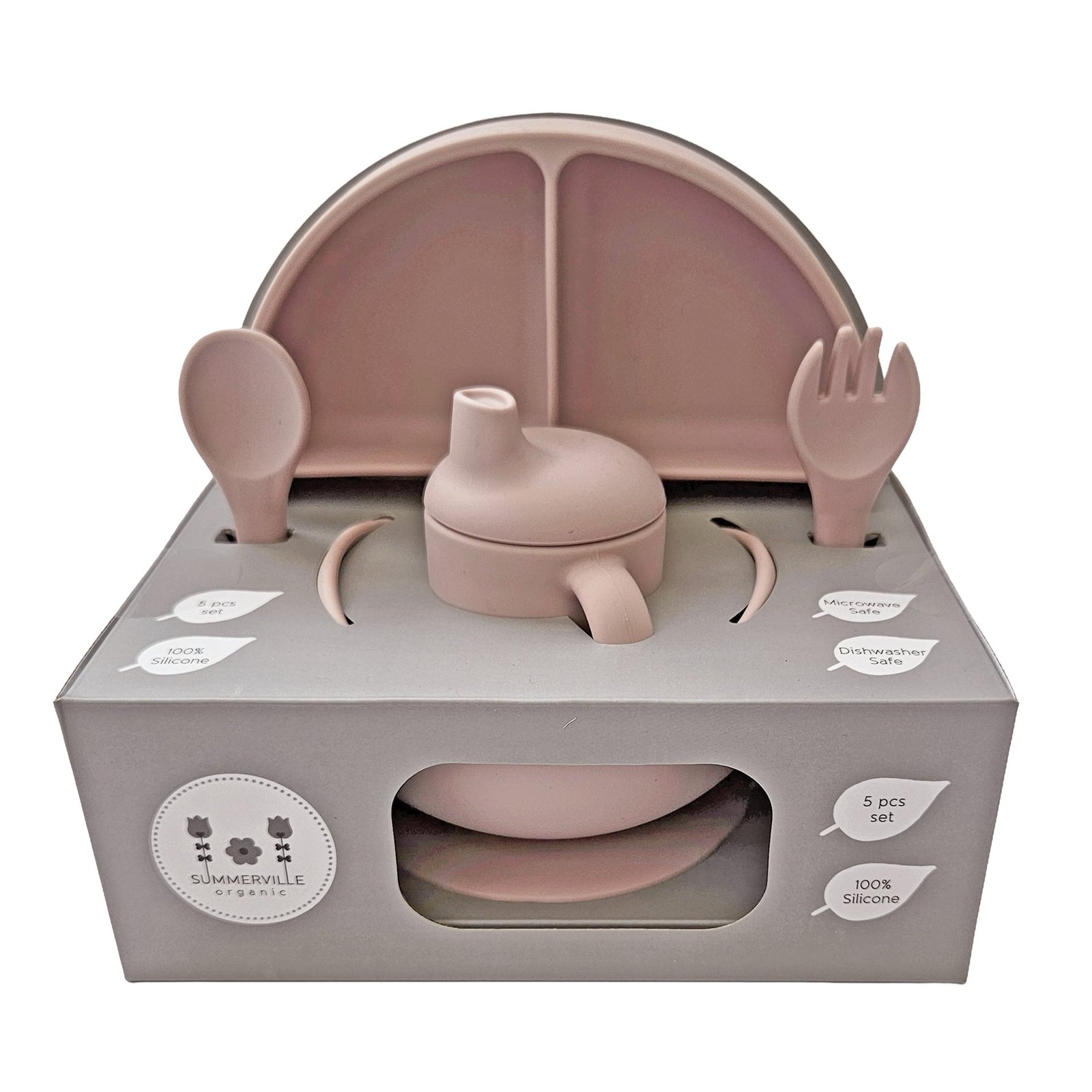 Summerville Matset Silikon Pale Mauve 5 delar