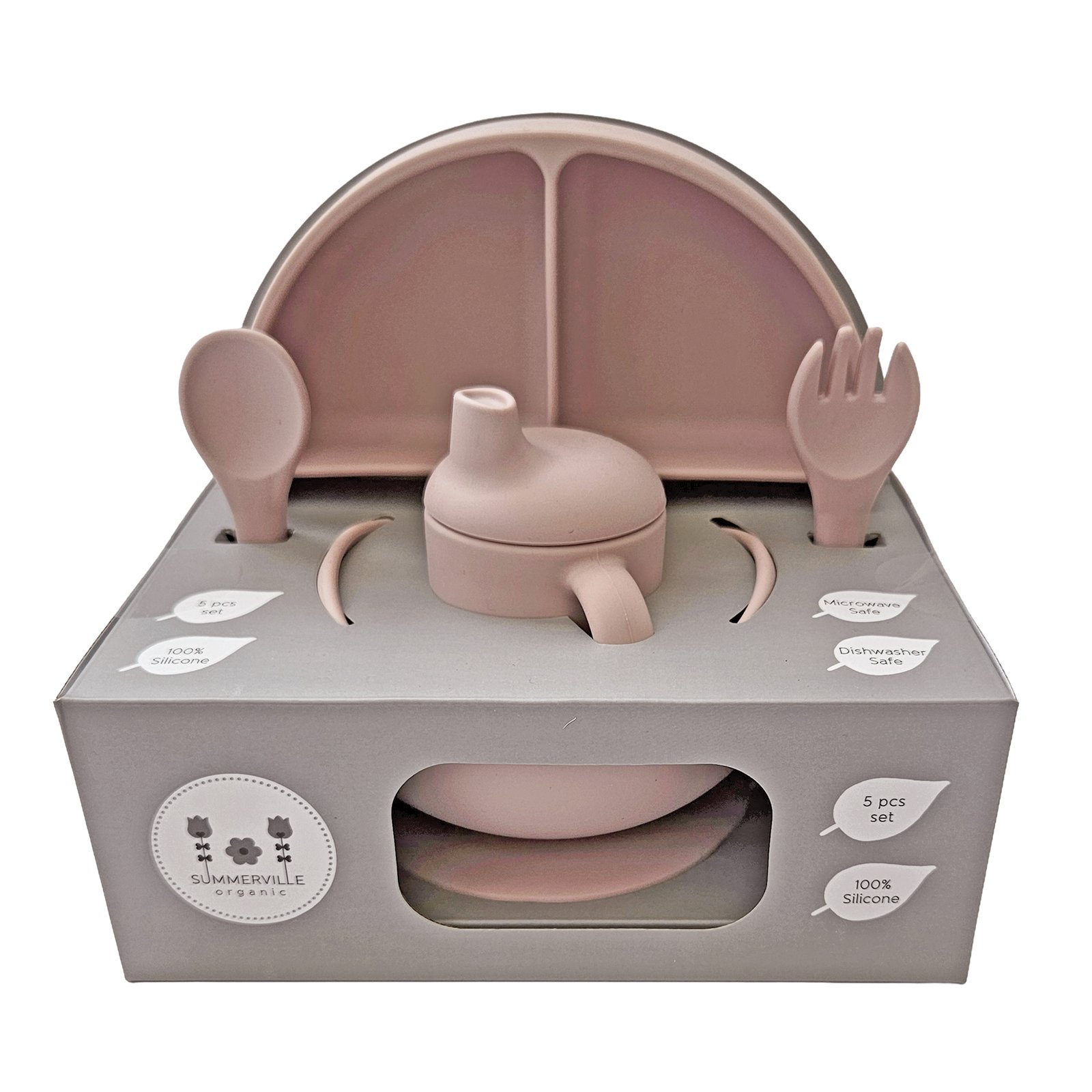 Summerville Matset Silikon Pale Mauve 5 delar