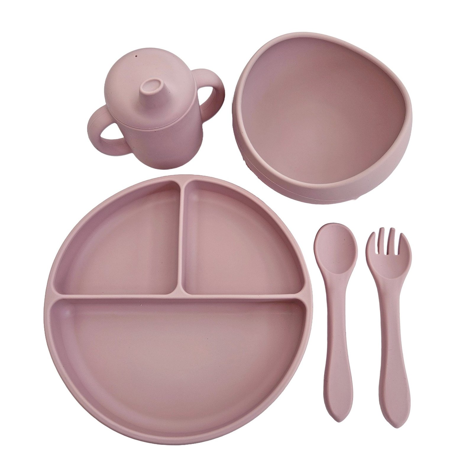 Summerville Matset Silikon Pale Mauve 5 delar