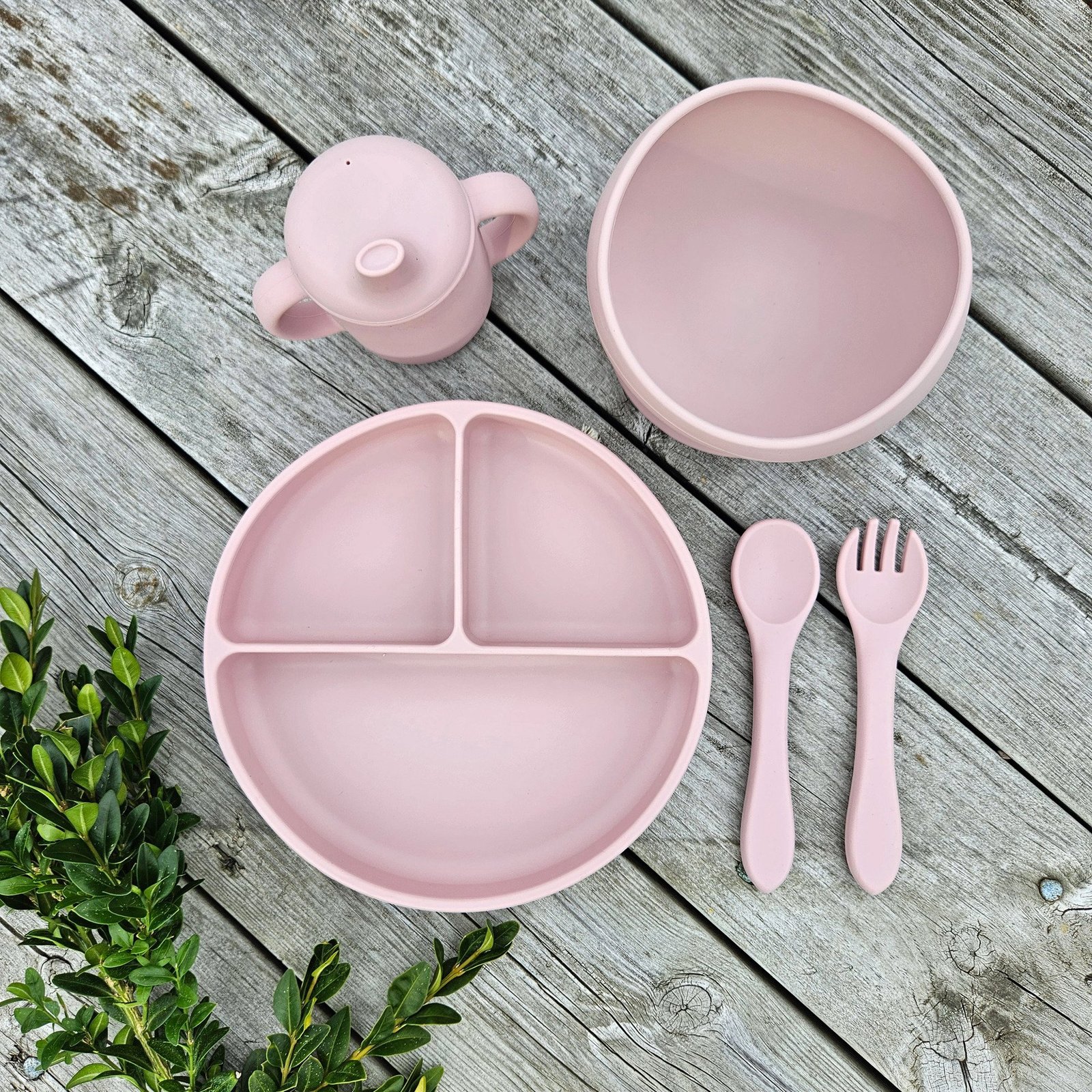 Summerville Matset Silikon Pale Mauve 5 delar