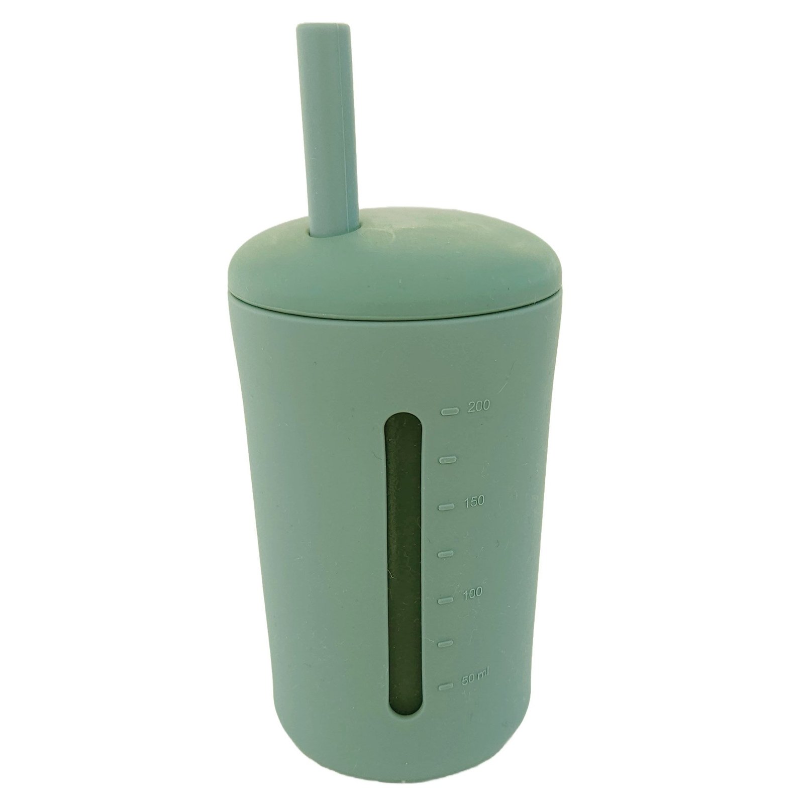 Summerville Mugg med Sugrör Silikon Cameo Green 200 ml