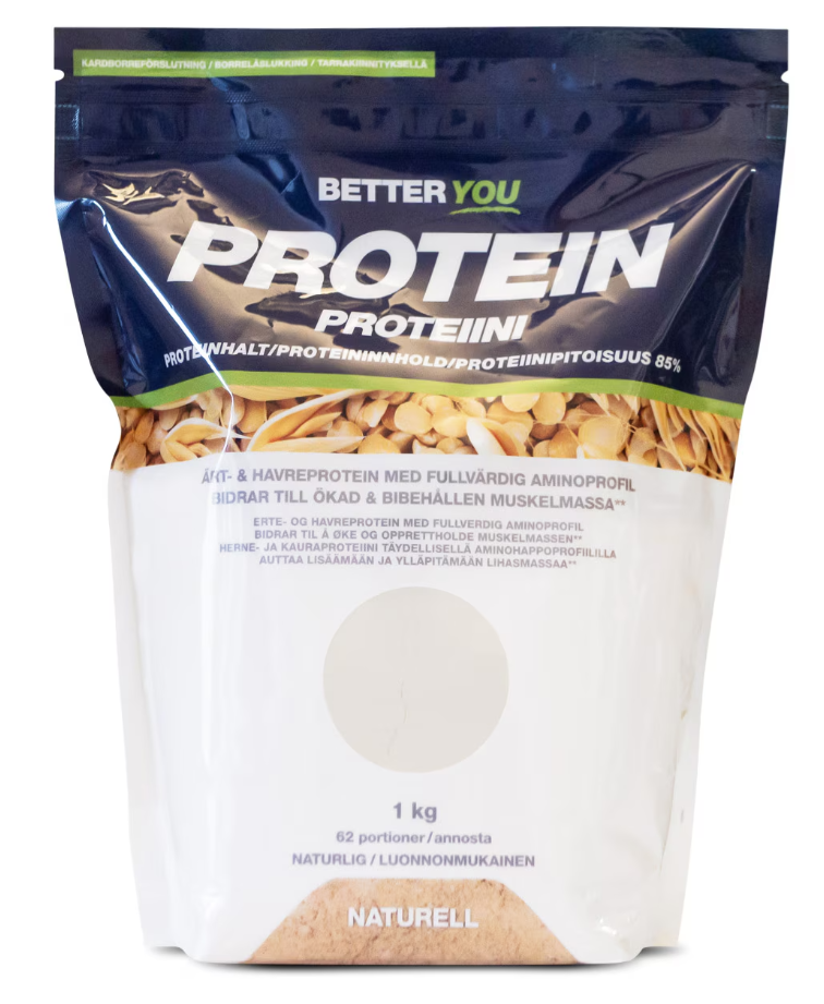 Better You Ärt- & Havreprotein Naturell 1 kg
