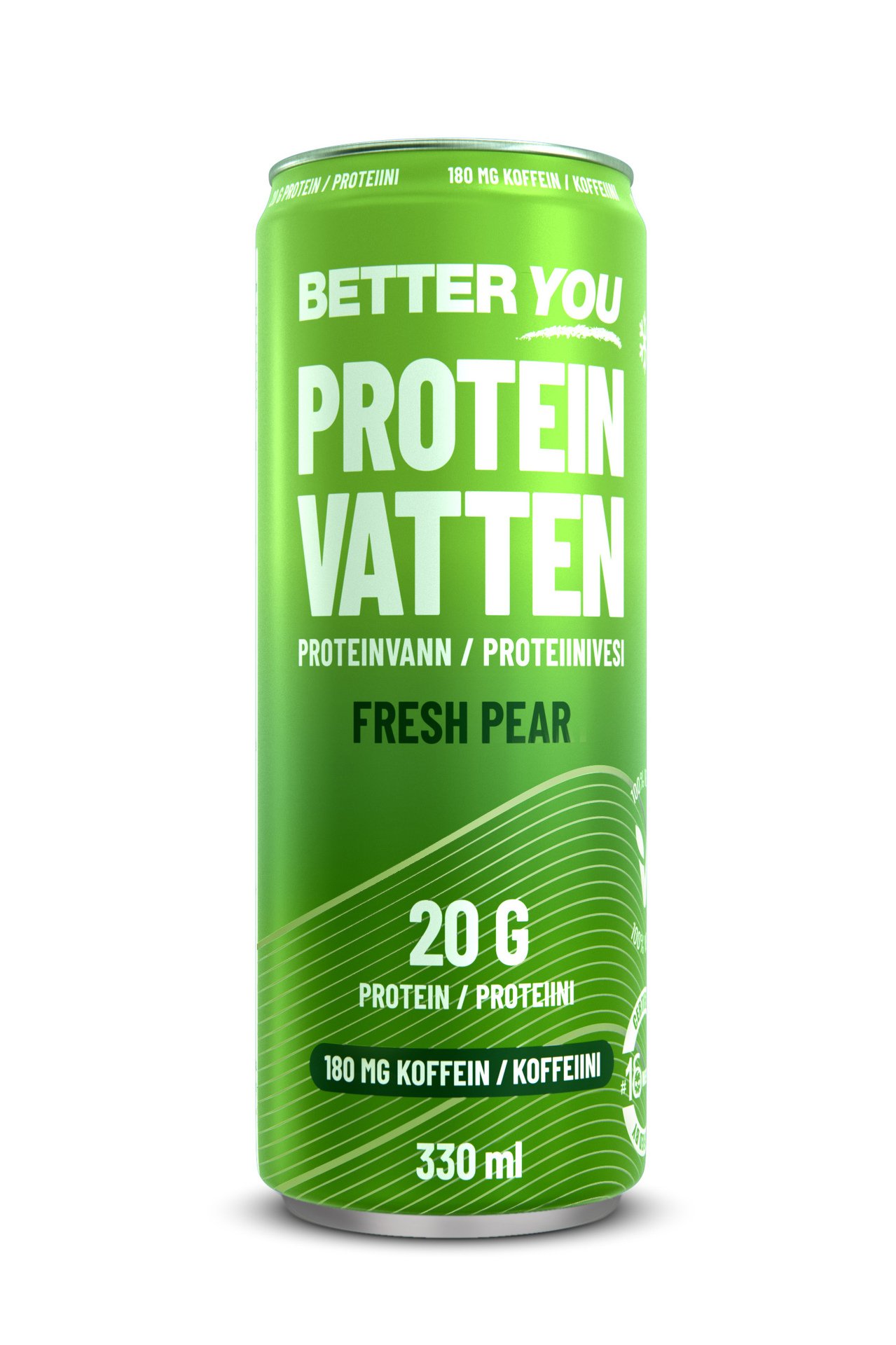 Better You Proteinvatten Fresh Pear Koffein 180 mg 330 ml