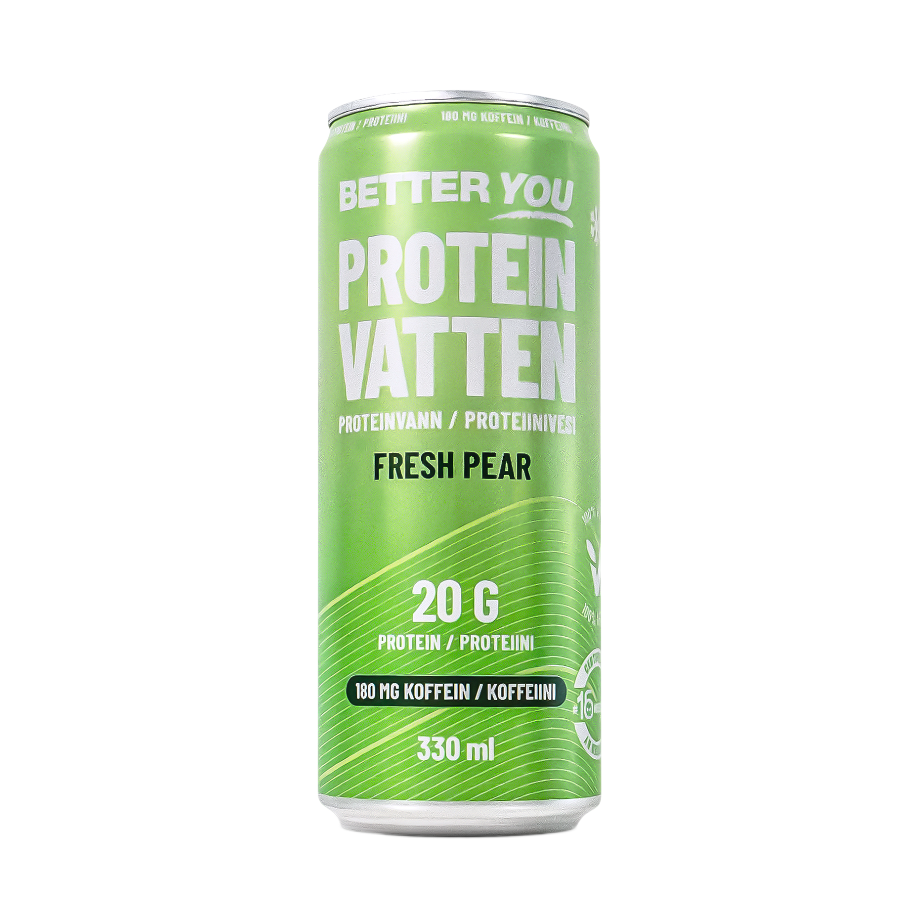 Better You Proteinvatten Fresh Pear Koffein 180 mg 330 ml